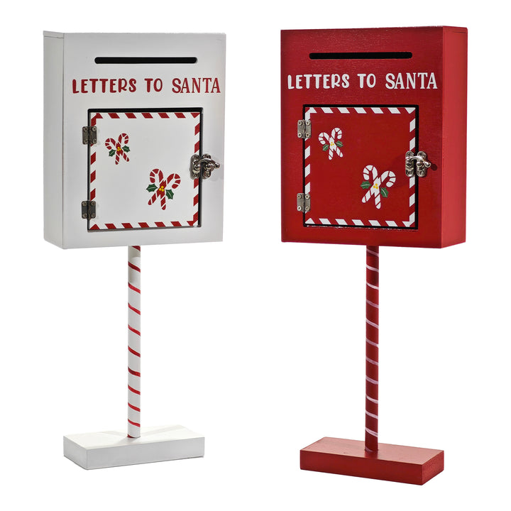 VESTIAMO CASA GRAN NATALE - Cassetta Postale Natalizia Letters for Santa h41x16x6,5 cm