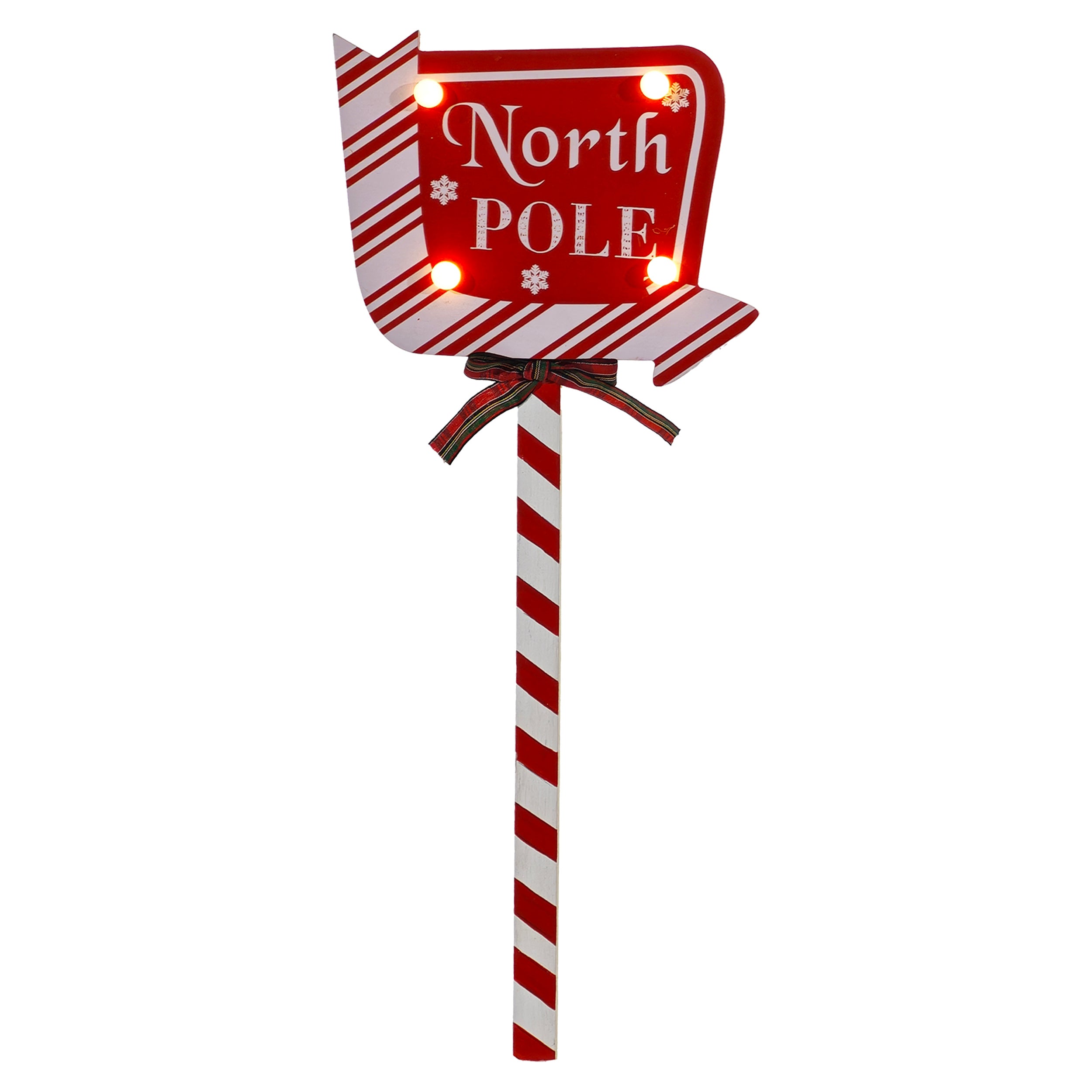 VESTIAMO CASA GRAN NATALE - Decorazione Natalizia Luminosa Bianco Caldo h54 cm