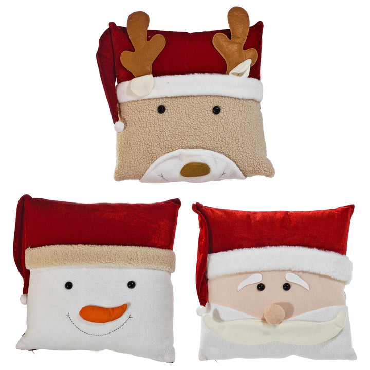 VESTIAMO CASA GRAN NATALE - Cuscino Personaggio Natalizio 42x42 cm