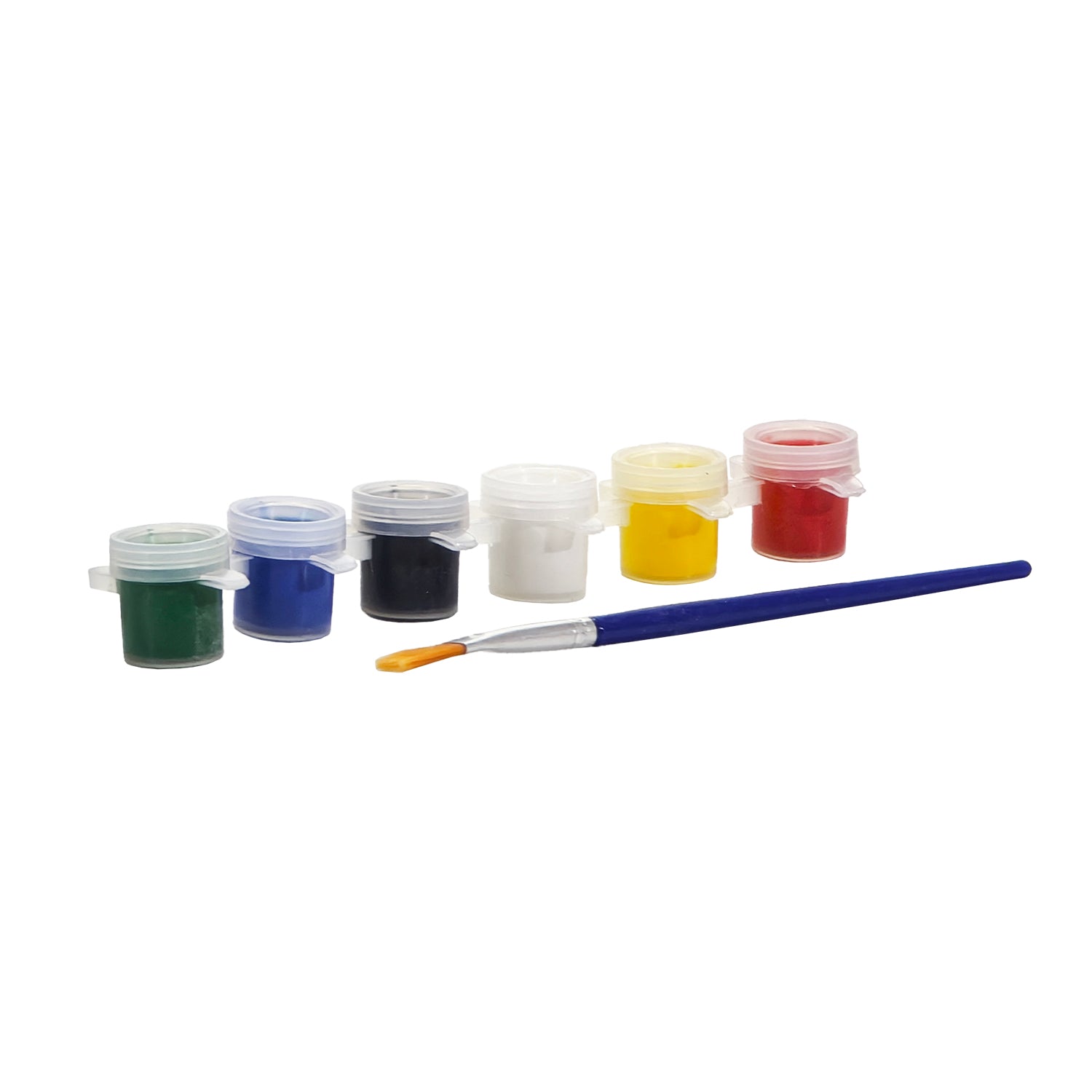 VESTIAMO CASA GRAN NATALE - Kit Natalizio da Dipingere con 3 Appendiini in Gesso, 6 Colori e Pennello