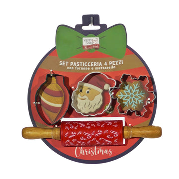 IBILI 742500 LINZER – Set Di Formine Natalizie In Acciaio Inox, Design Spagnolo, Per Biscotti E Pasticceria
