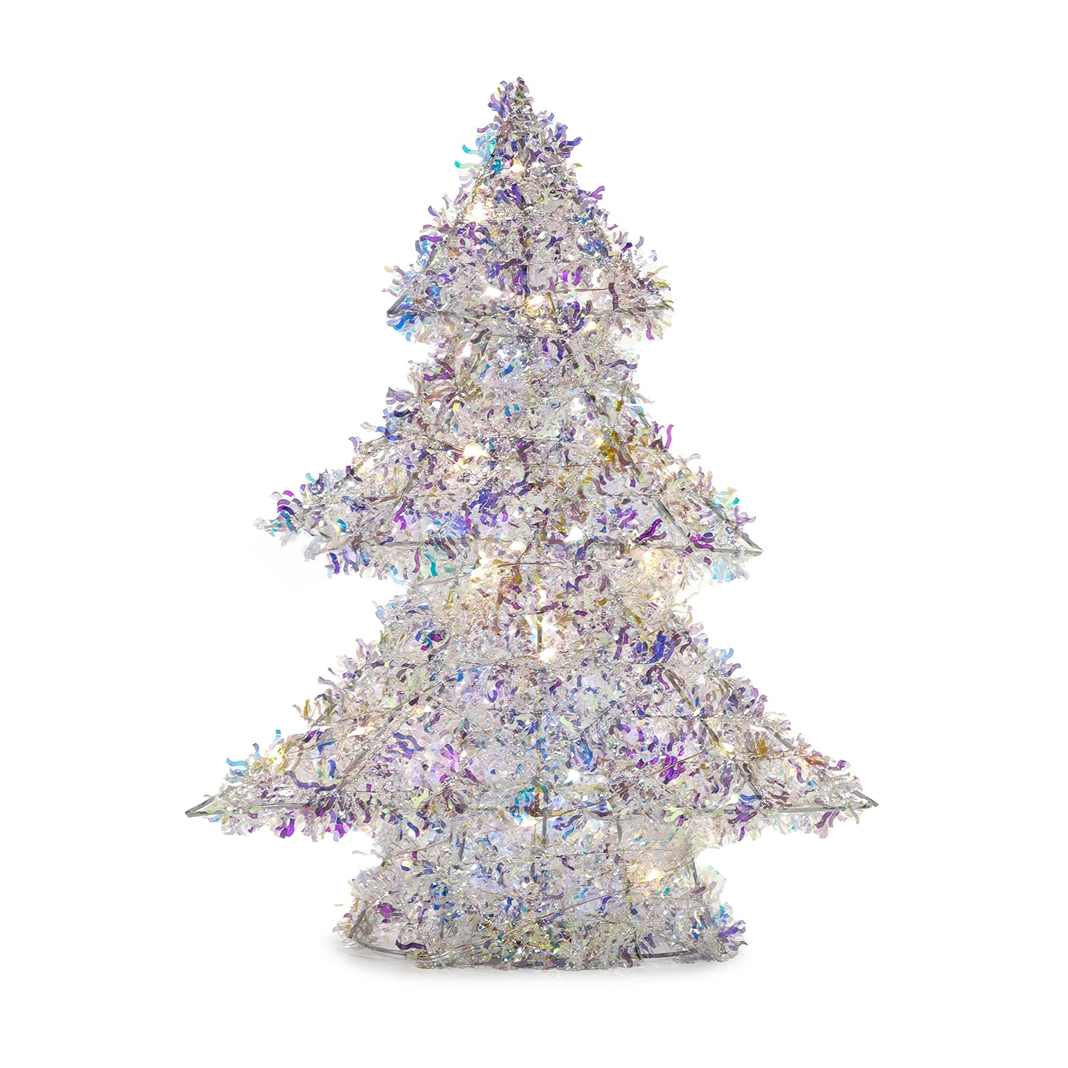 DICTROLUX - Alberello Luminoso 25 LED Bianco Caldo h40 cm