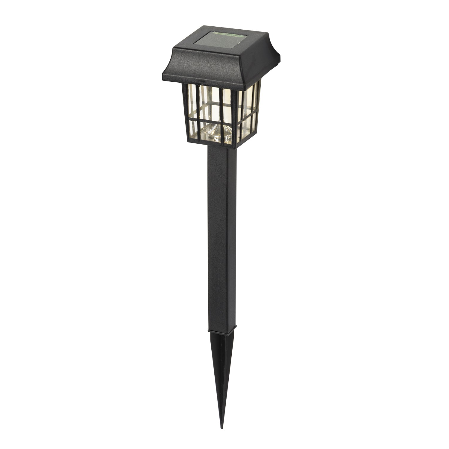 DICTROLUX - Lampada Solare Led da giardino con picchetto h32 cm