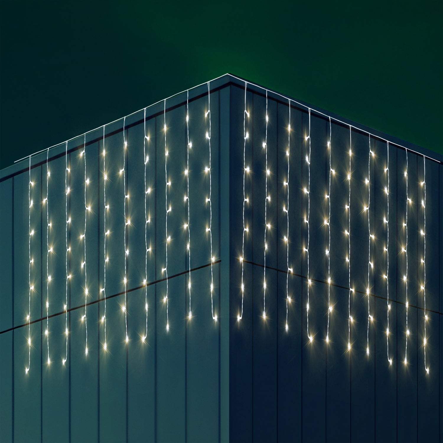 DICTROLUX - Tenda Luminosa 80 LED Bianco Caldo Premium Max 2x1m