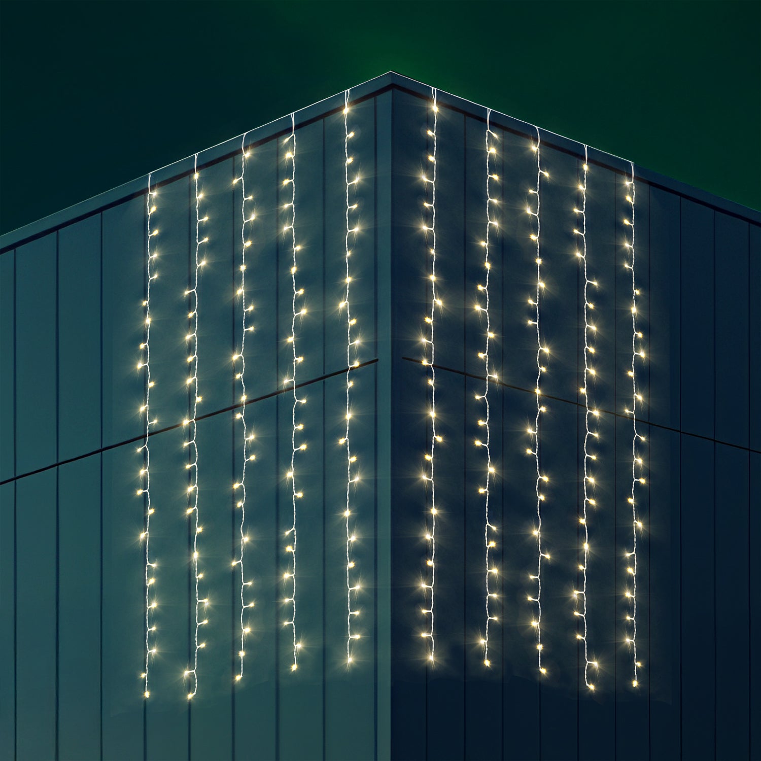 DICTROLUX - Tenda Luminosa 120 LED Bianco Caldo Premium Max 1x3m