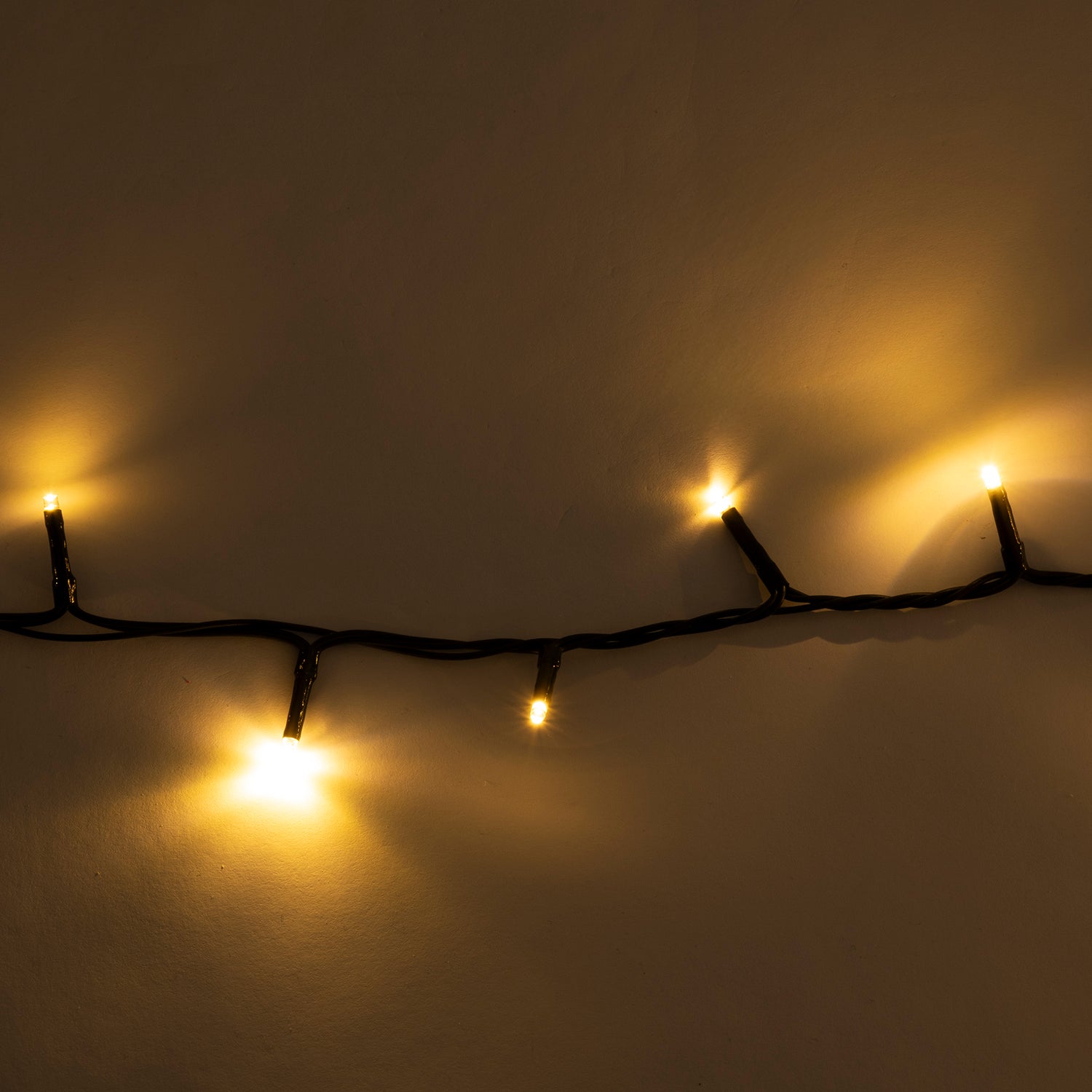 DICTROLUX - Catena Luminosa 500 Led Bianco Caldo Mix Flash - 25 metri di catena luminosa