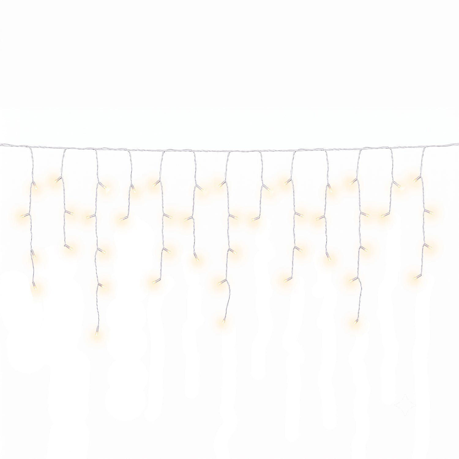 DICTROLUX - Tenda Luminosa Ice Light Premium 75 LED Bianco Caldo Prolungabile h0,60x3 metri