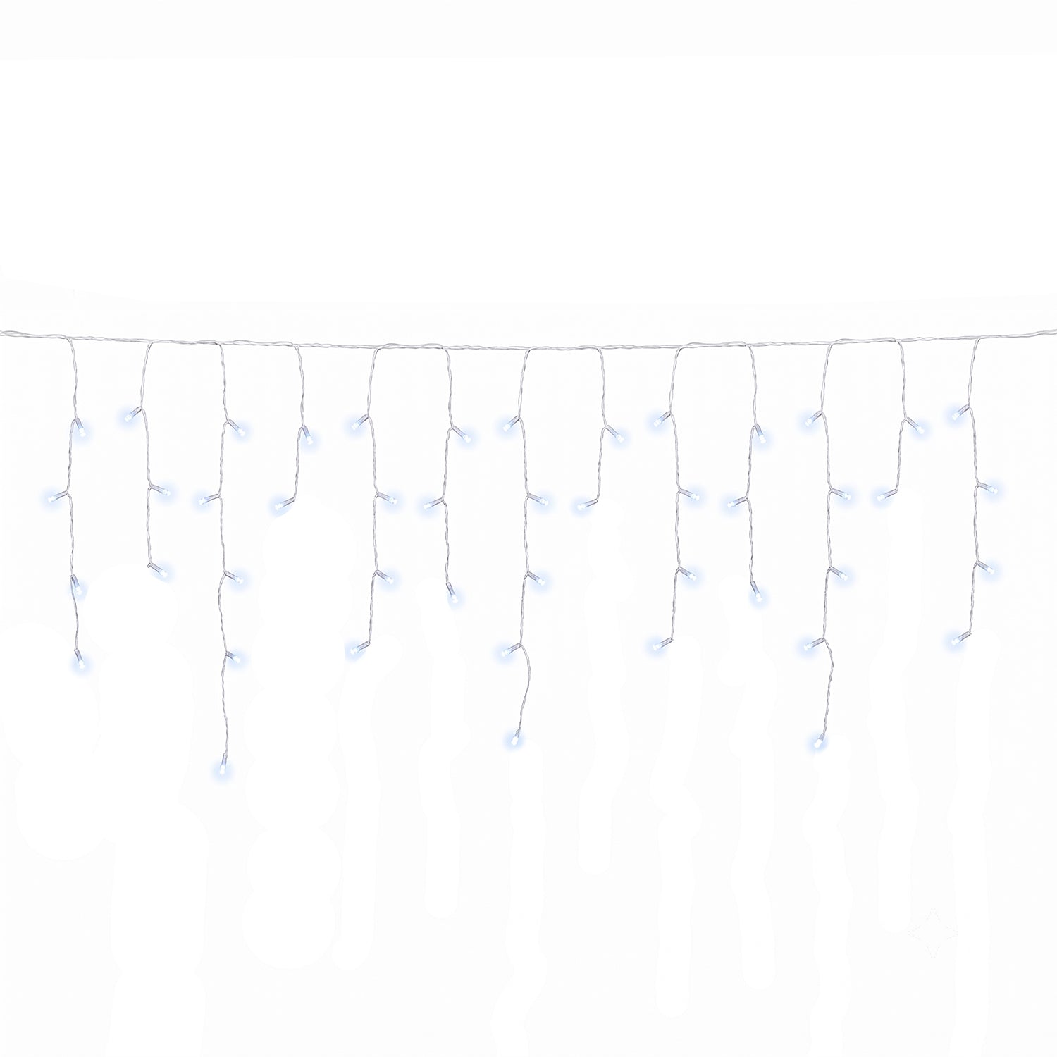 DICTROLUX - Tenda Luminosa Ice Light Premium 75 LED Bianco Freddo Prolungabile h0,60x3 metri