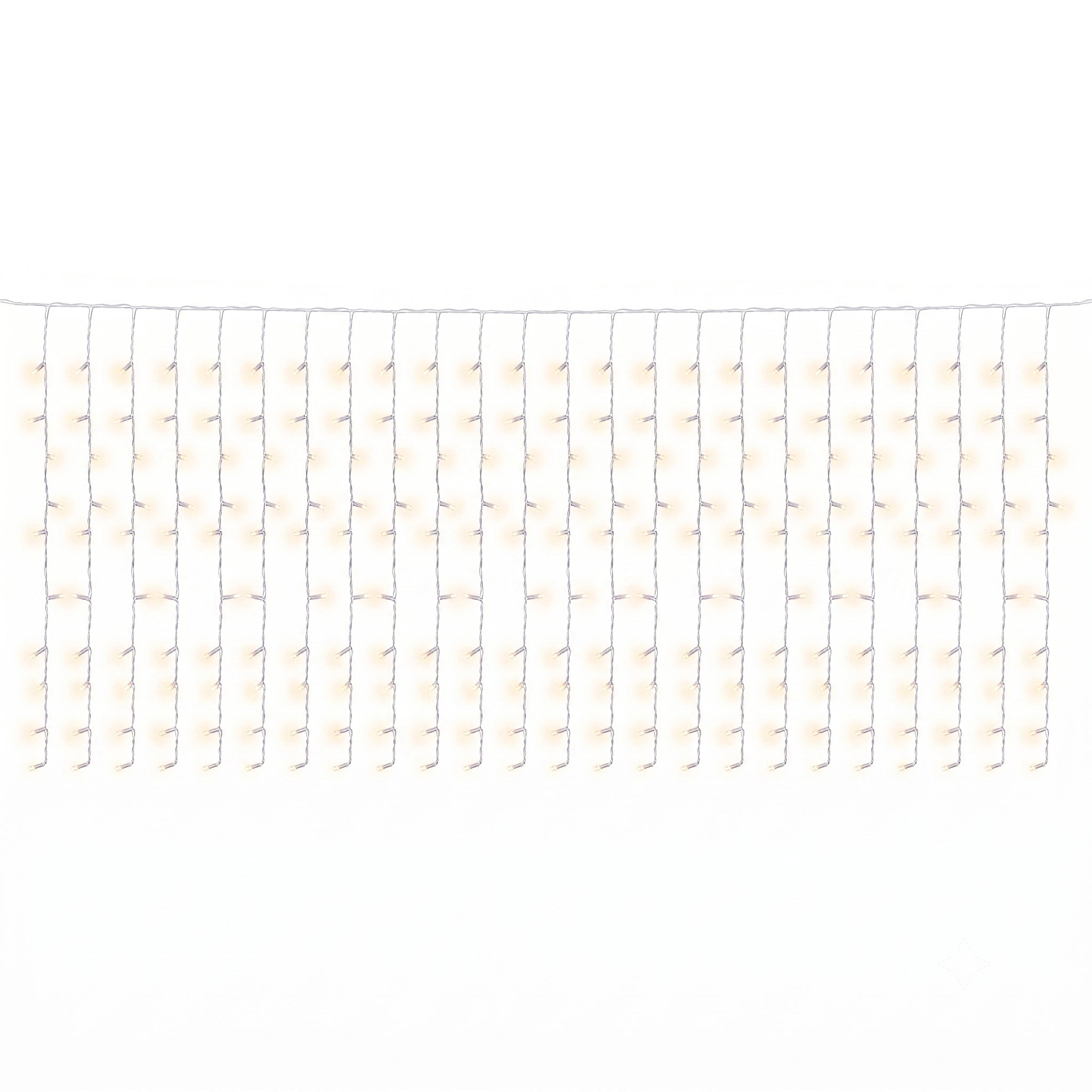 DICTROLUX - Tenda Luminosa Premium 240 LED Bianco Caldo Prolungabile h1x4 metri