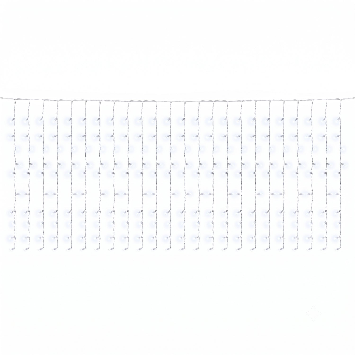 DICTROLUX - Tenda Luminosa Premium 240 LED Bianco Freddo Prolungabile h1x4 metri