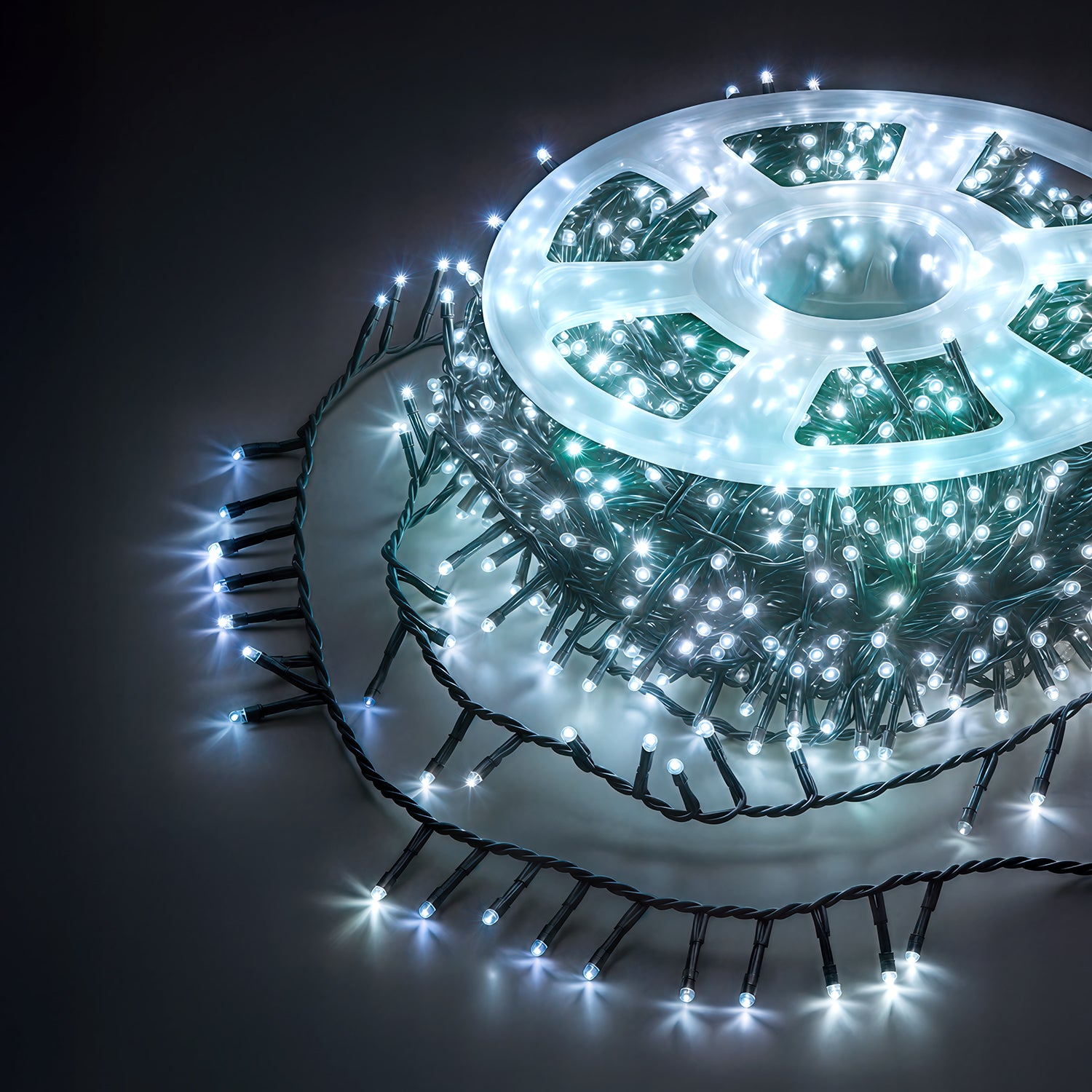 DICTROLUX - Catena Luminosa 3000 LED Bianco Freddo Compact 60 metri