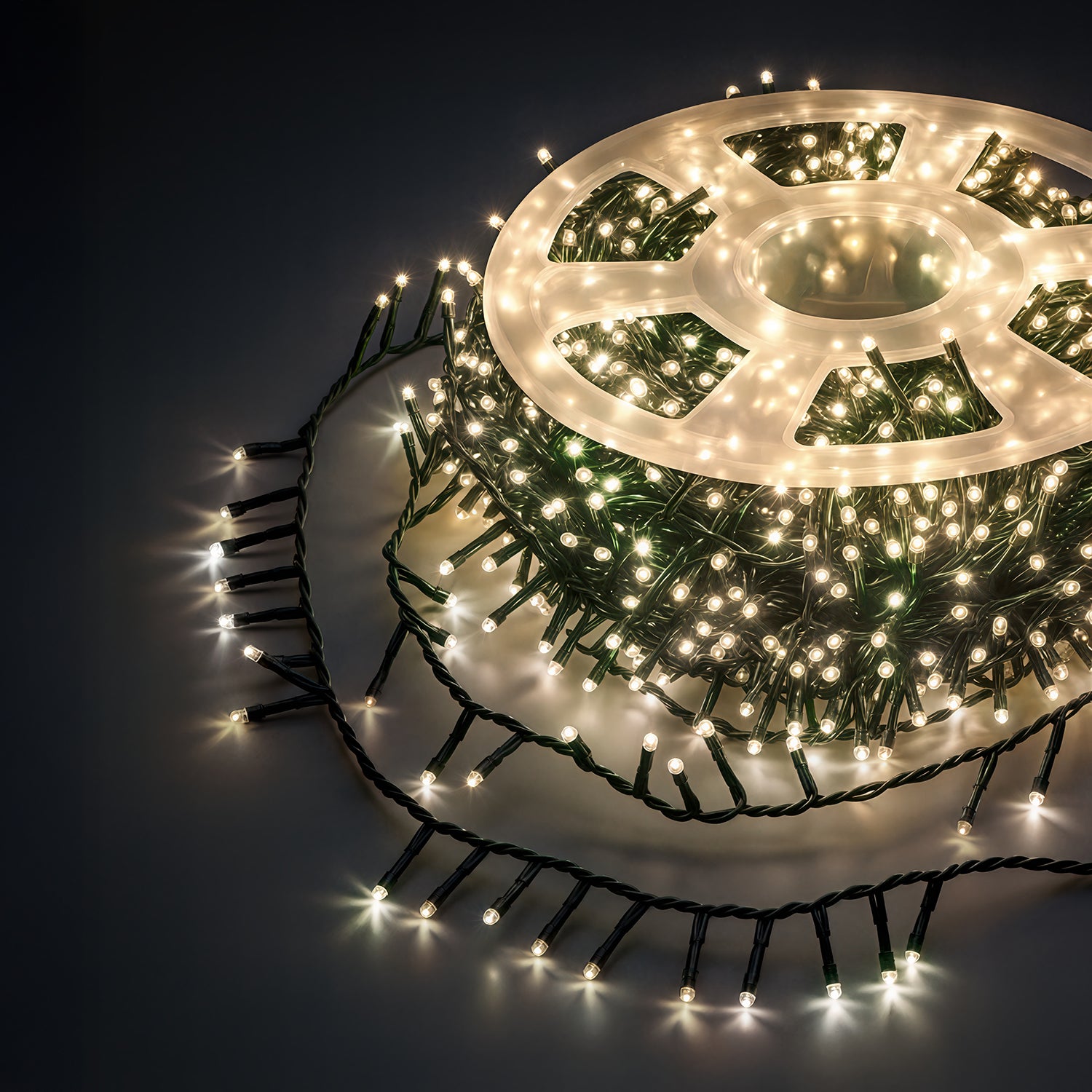 DICTROLUX - Catena Luminosa 3000 LED Bianco Caldo Compact 60 metri
