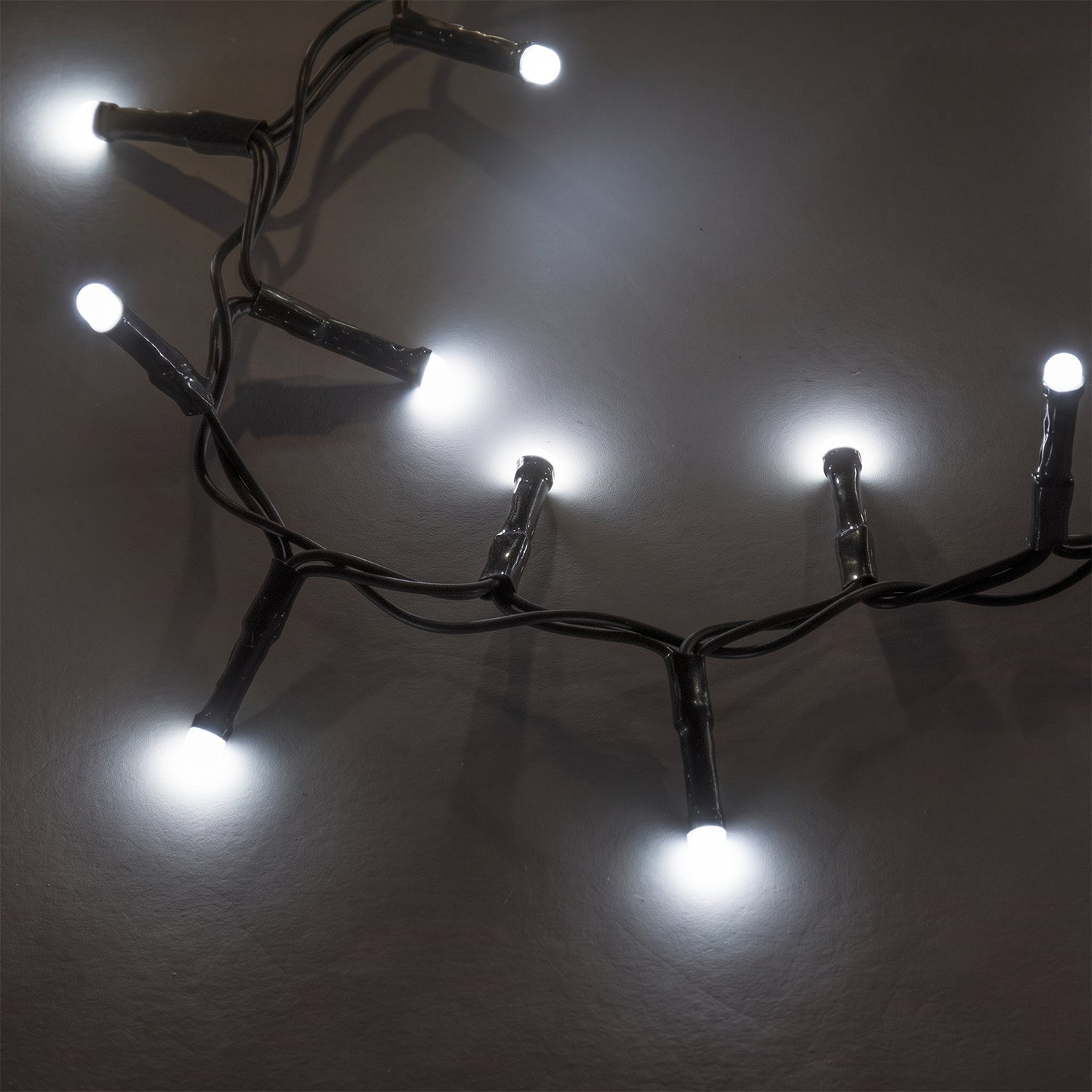 DICTROLUX - Catena Luminosa 500 LED Bianco Freddo Soft MiniPearl 12,5 metri