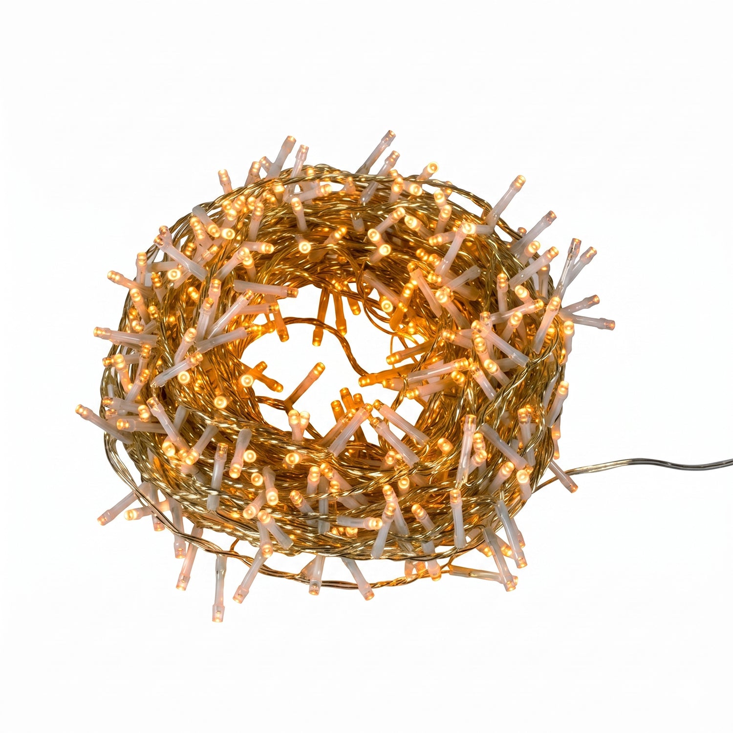 DICTROLUX - Catena Luminosa 500 LED Oro Compact 15 metri