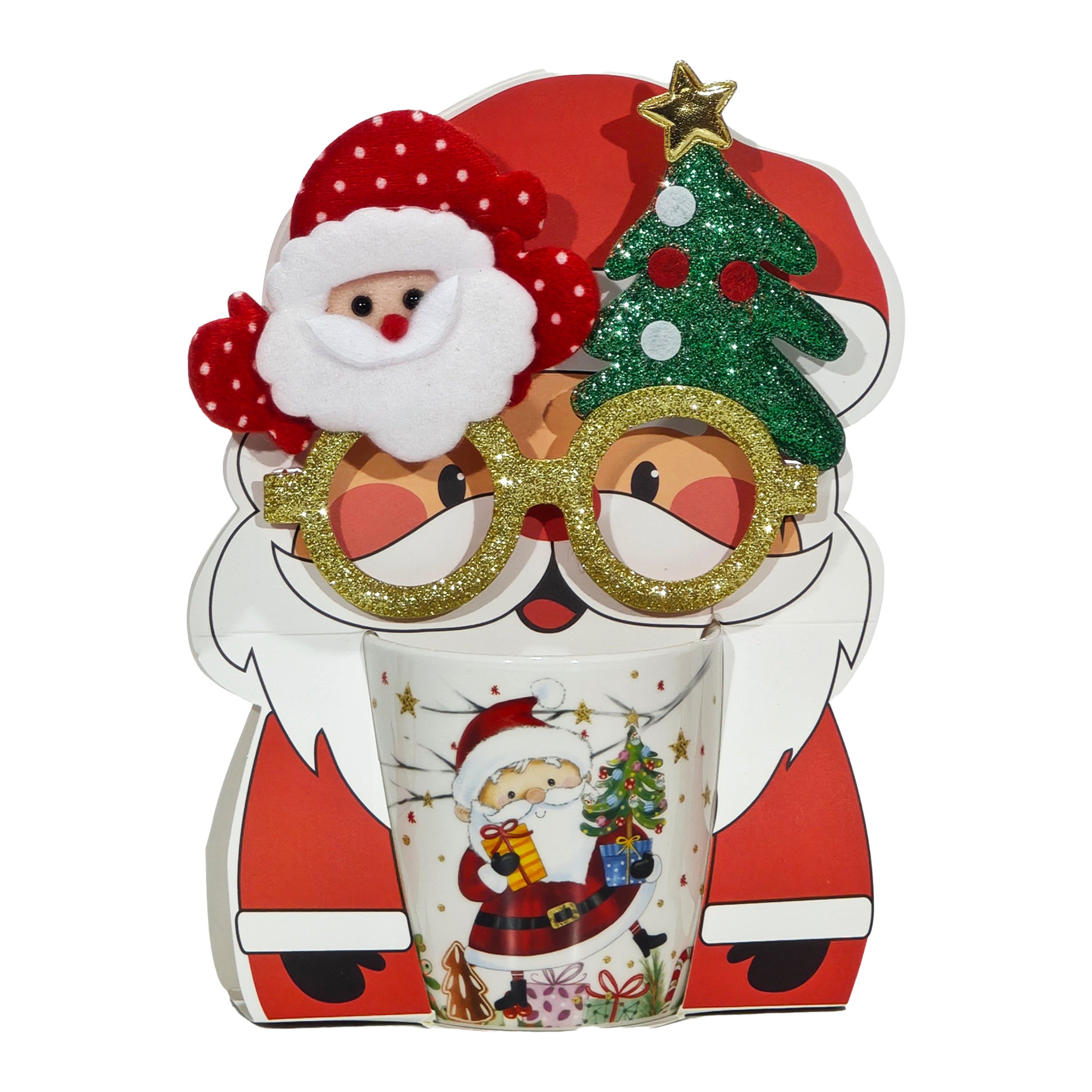 VESTIAMO CASA GRAN NATALE - Set Tazza e occhiali natalizi