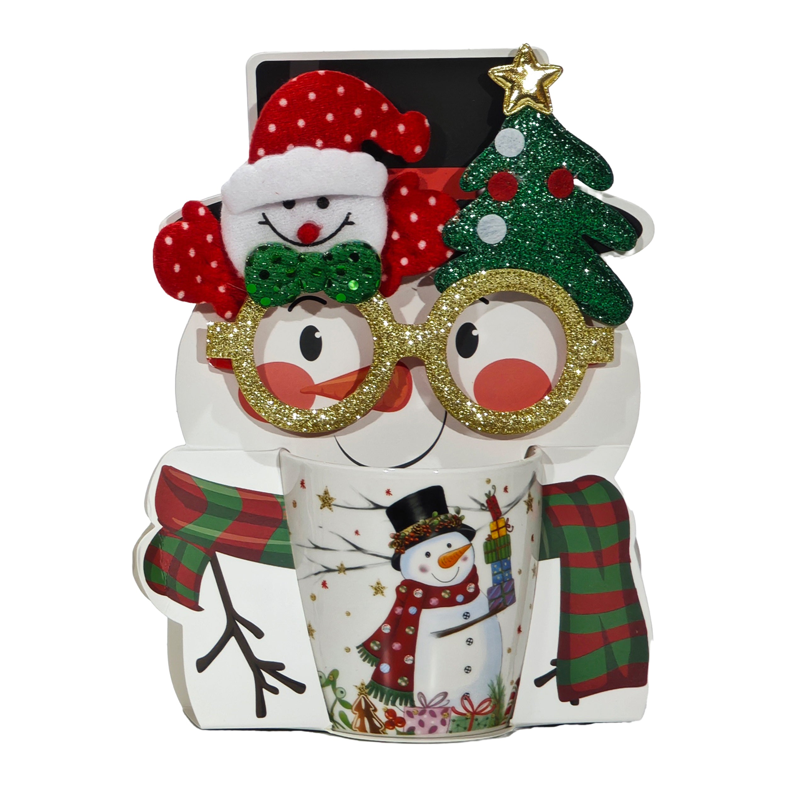 VESTIAMO CASA GRAN NATALE - Set Tazza e occhiali natalizi