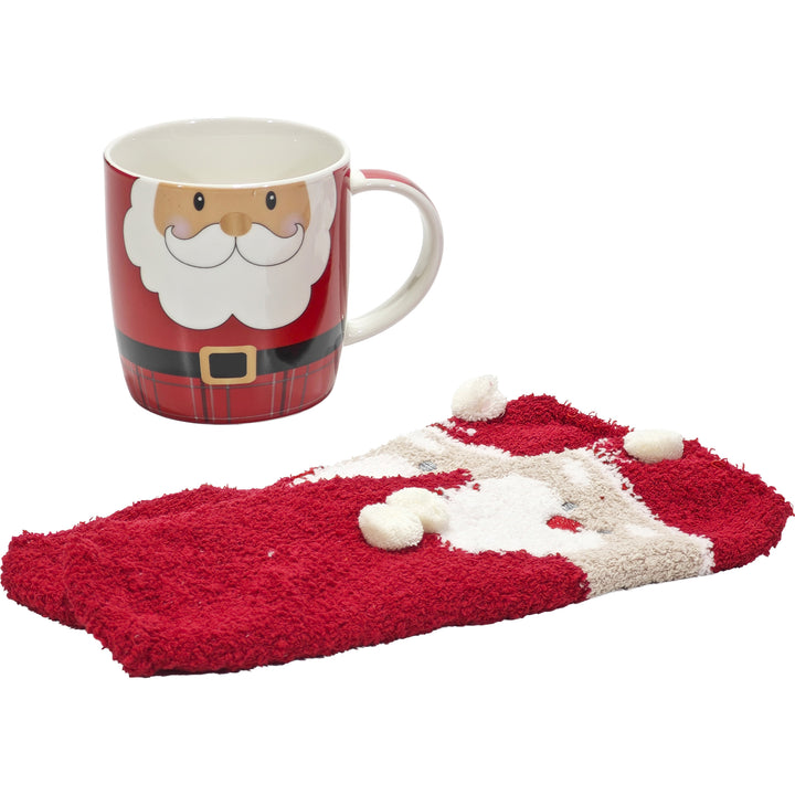 VESTIAMO CASA GRAN NATALE - Set Tazza e Calzini Natalizi