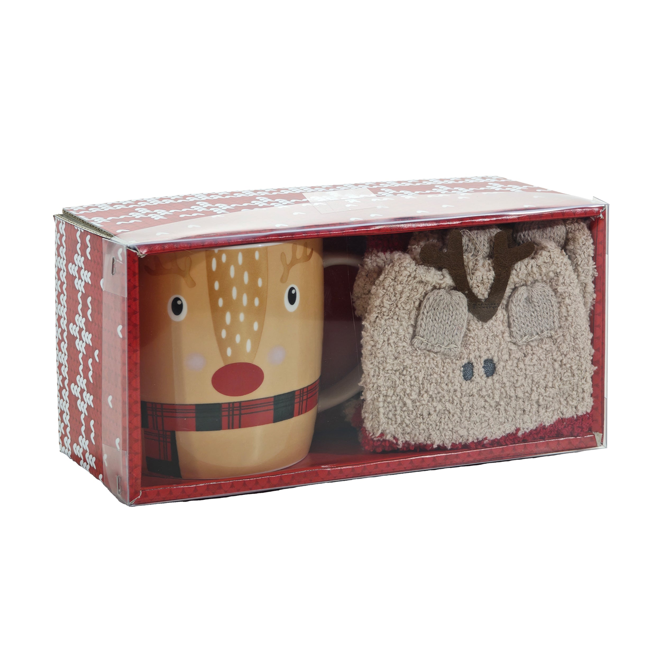 VESTIAMO CASA GRAN NATALE - Set Tazza e Calzini Natalizi