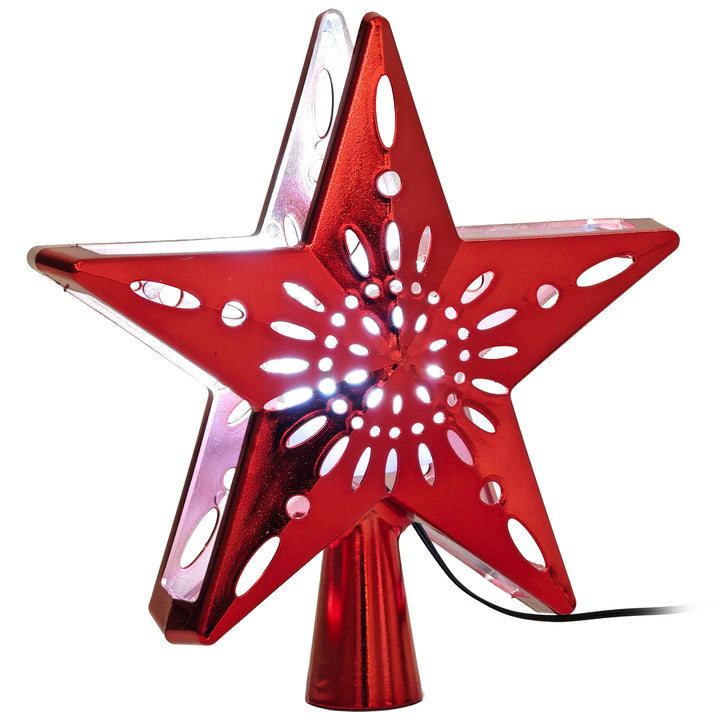 VESTIAMO CASA GRAN NATALE - Puntale Stella Luminoso con proiettore