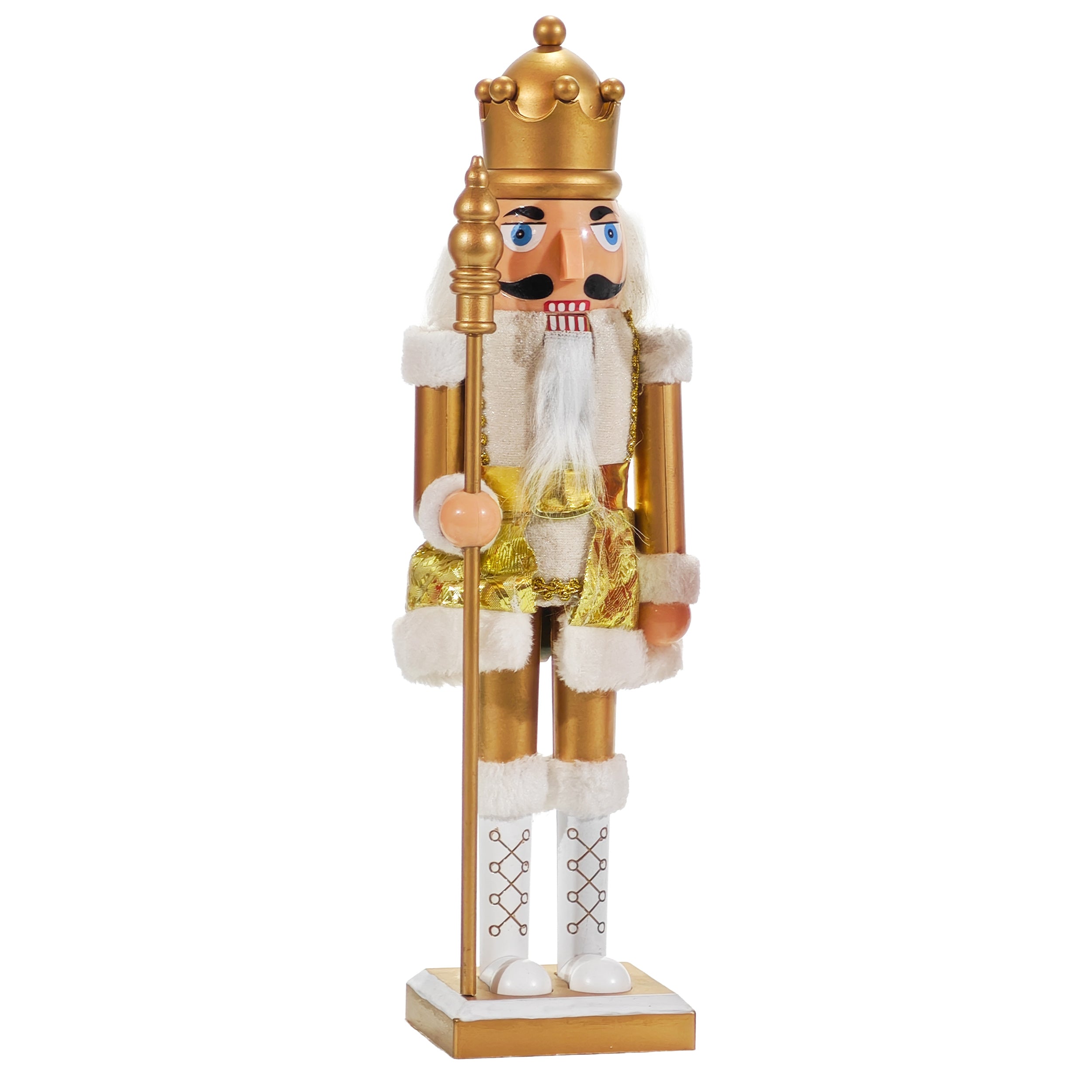 VESTIAMO CASA GRAN NATALE - Schiaccianoci Natalizio Decorativo in Legno h38,5 cm