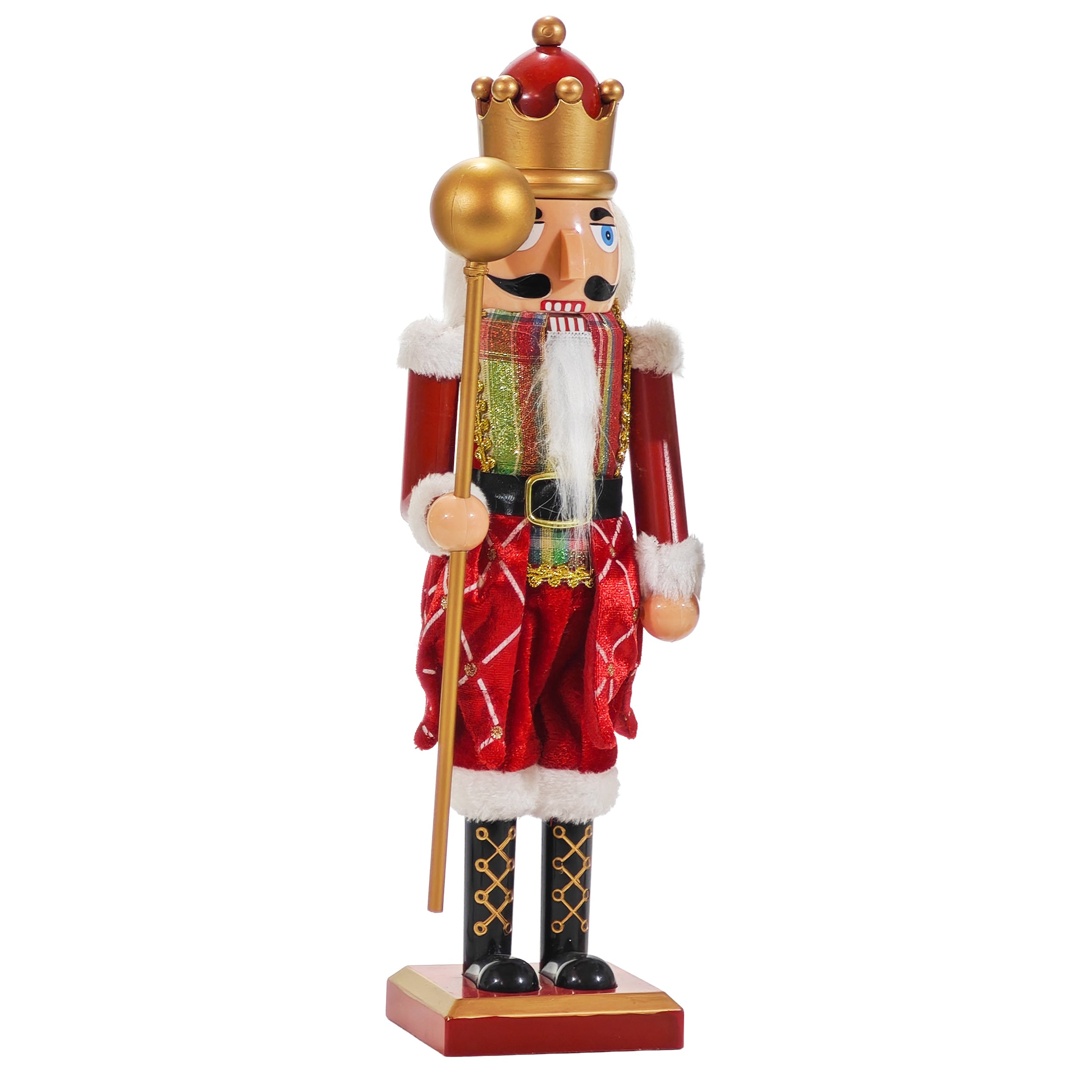 VESTIAMO CASA GRAN NATALE - Schiaccianoci Natalizio Decorativo in Legno h38,5 cm