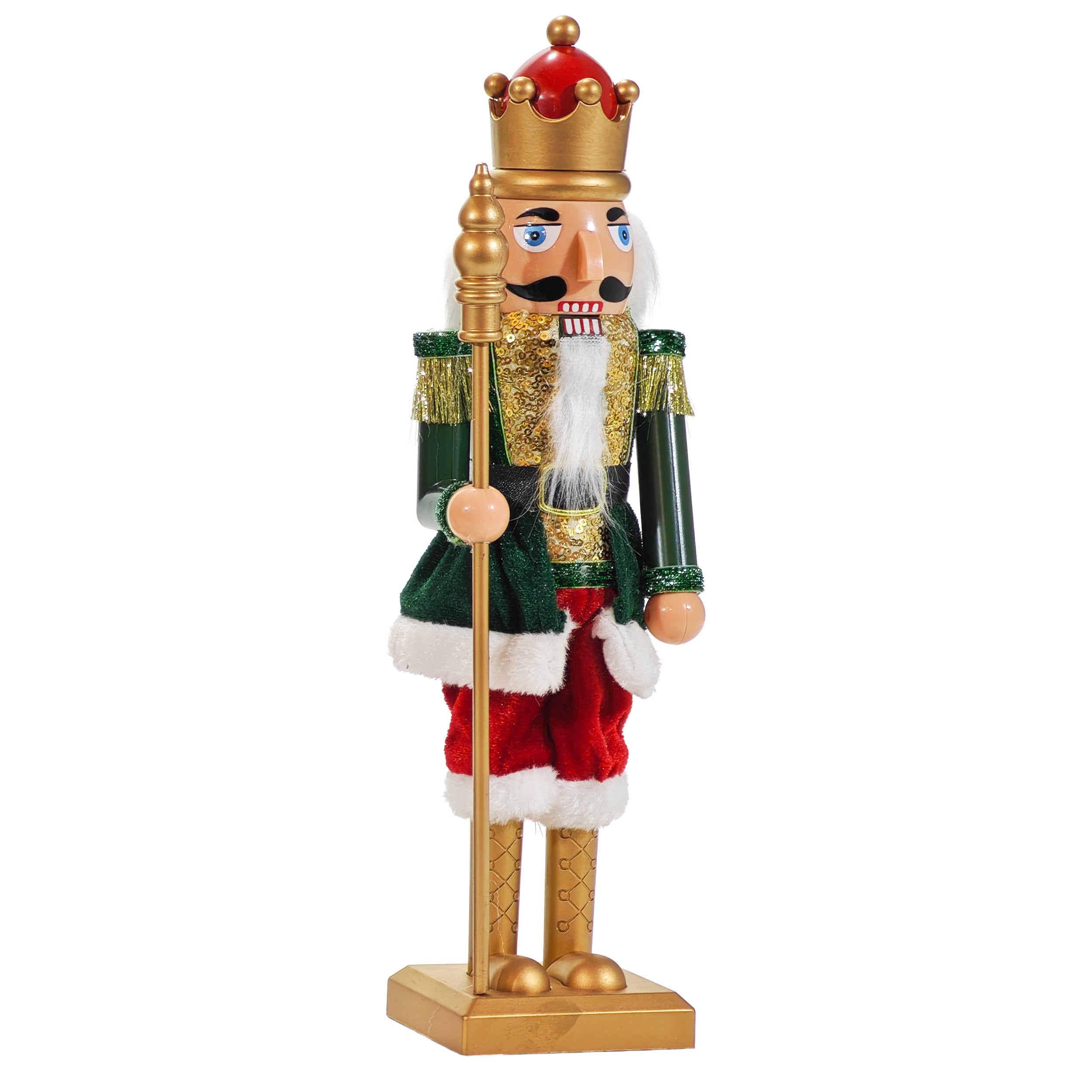 VESTIAMO CASA GRAN NATALE - Schiaccianoci Natalizio Decorativo in Legno h60 cm