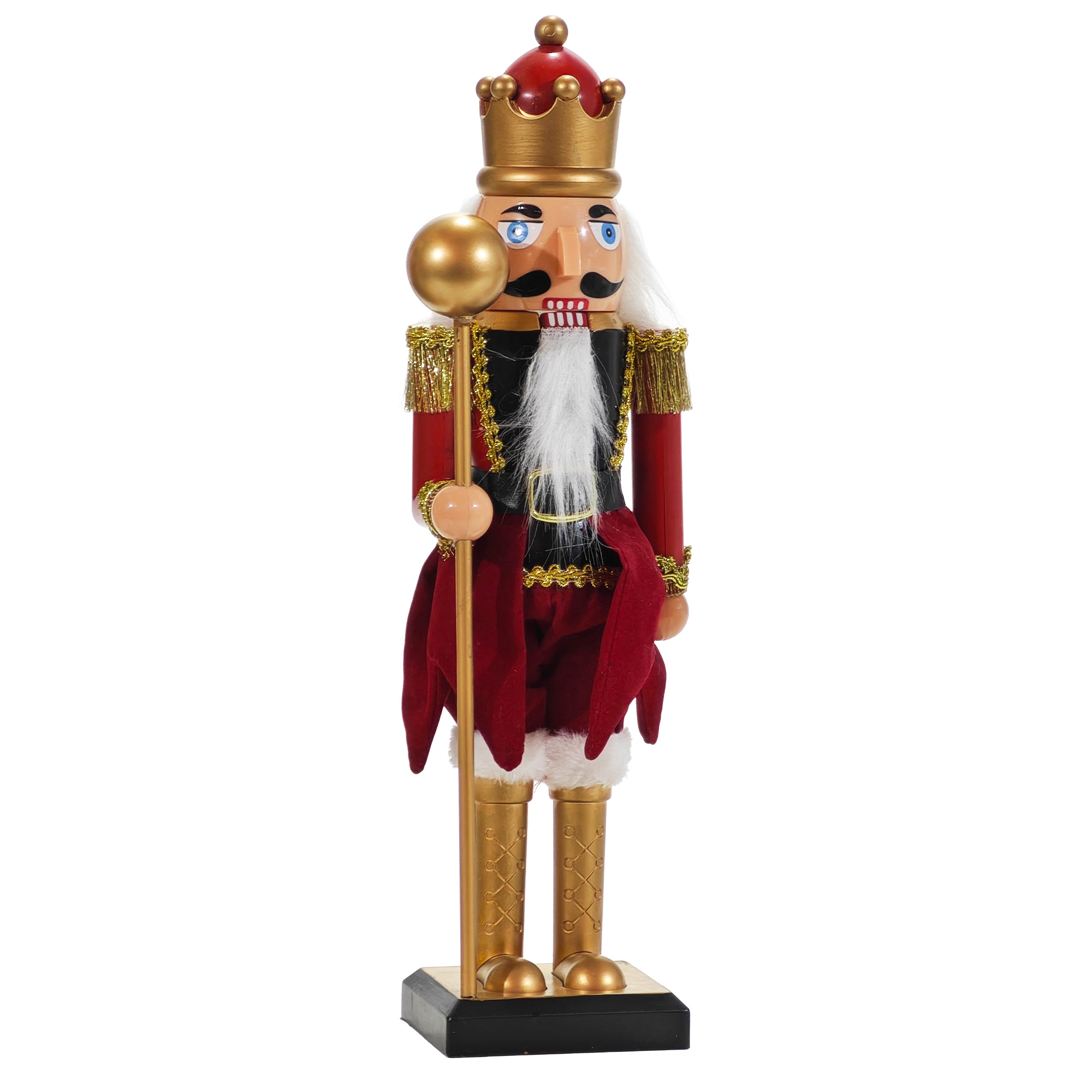 VESTIAMO CASA GRAN NATALE - Schiaccianoci Natalizio Decorativo in Legno h60 cm