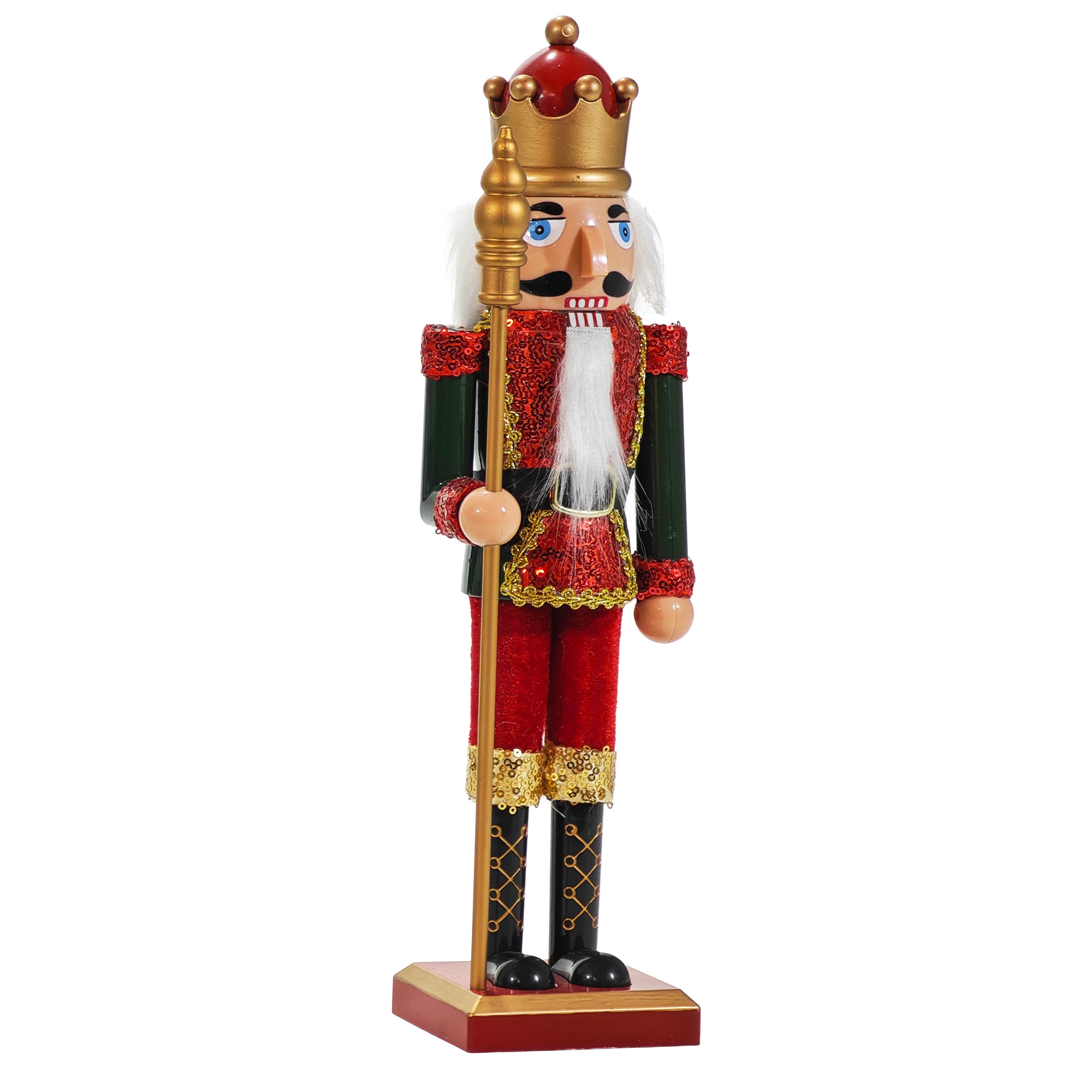 VESTIAMO CASA GRAN NATALE - Schiaccianoci Natalizio Decorativo in Legno h60 cm