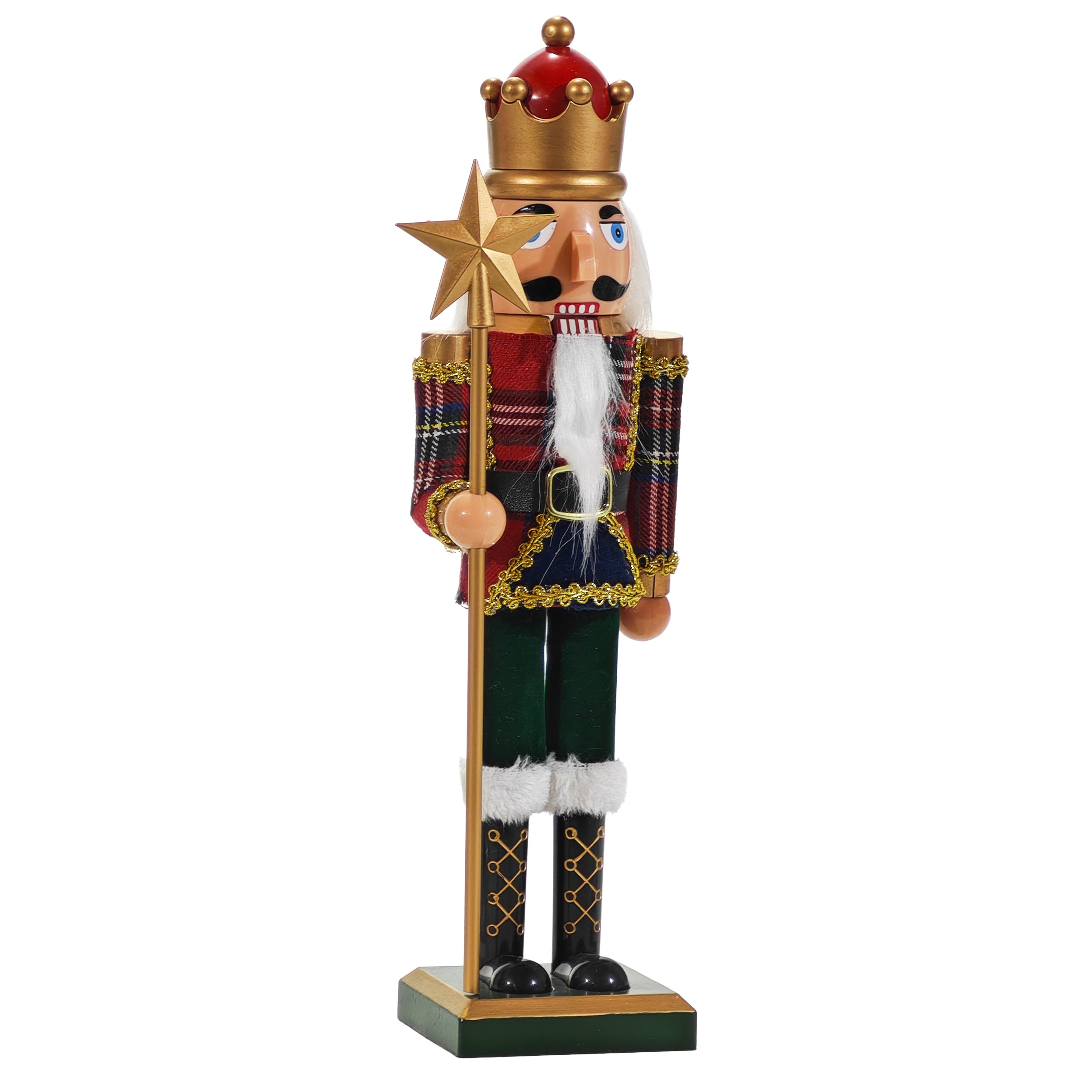 VESTIAMO CASA GRAN NATALE - Schiaccianoci Natalizio Decorativo in Legno h38,5 cm