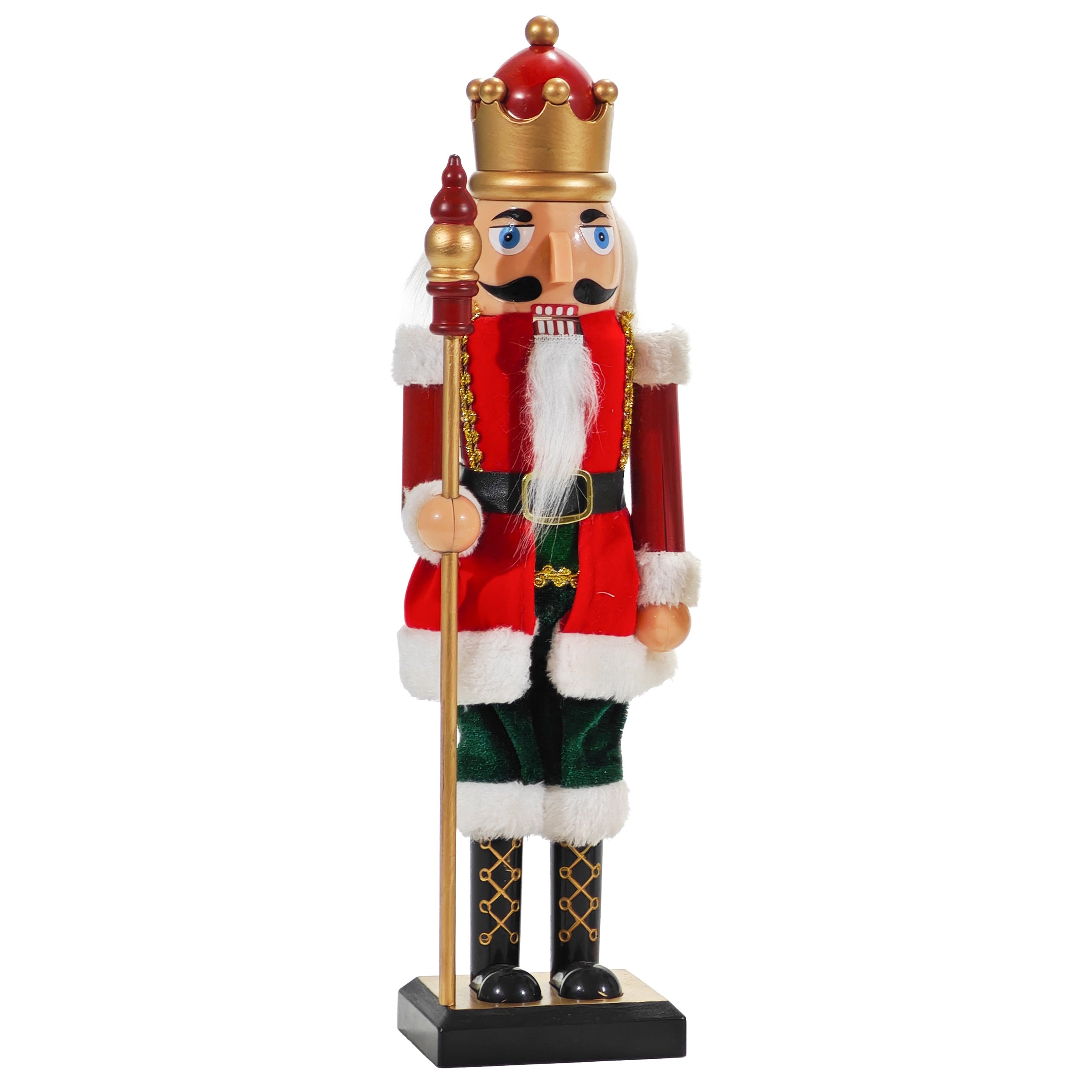VESTIAMO CASA GRAN NATALE - Schiaccianoci Natalizio Decorativo in Legno h60 cm