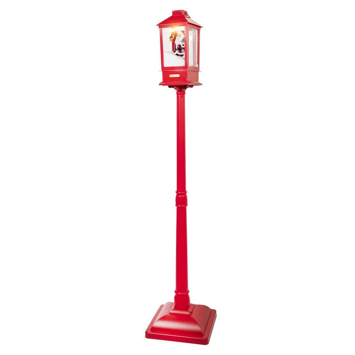 VESTIAMO CASA GRAN NATALE - Lampione Natalizio con Babbo Natale h156 cm