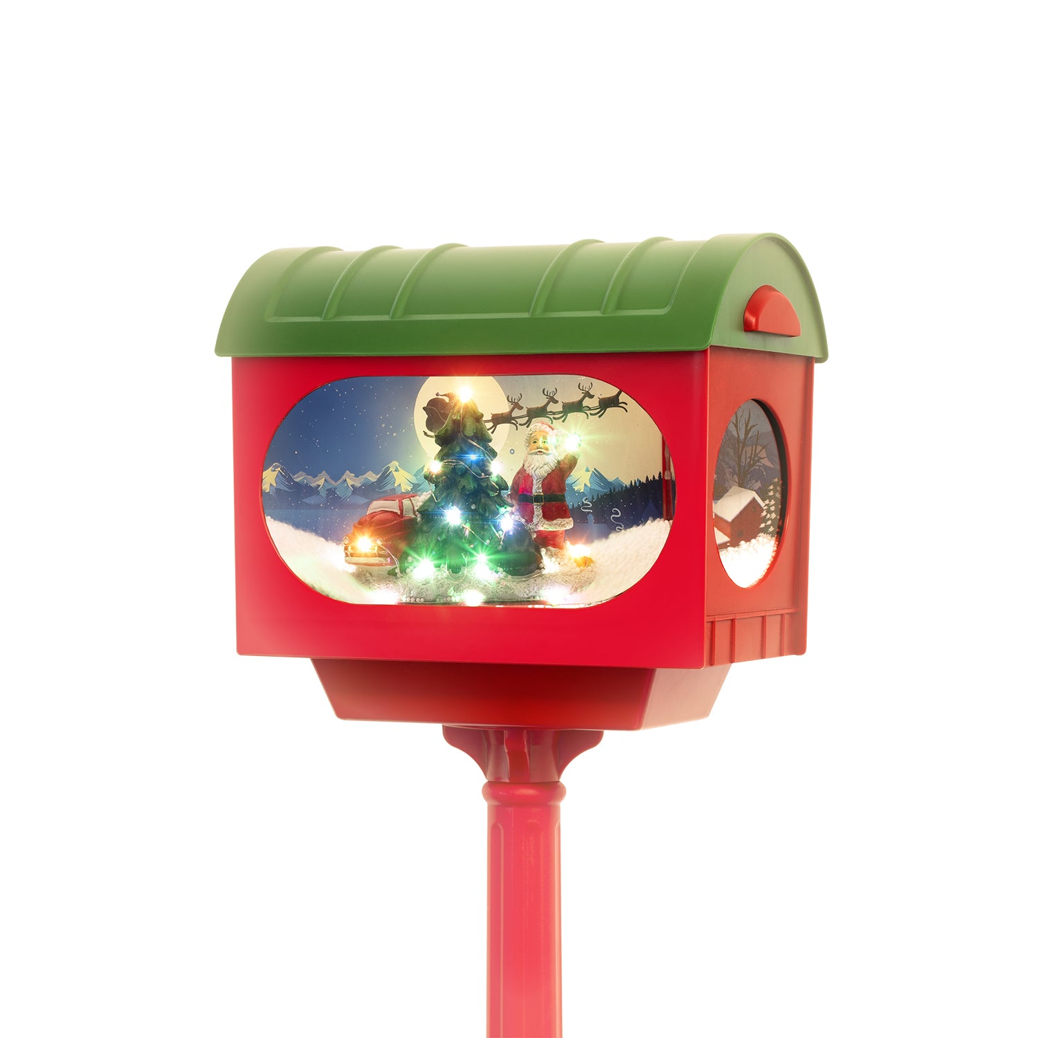 VESTIAMO CASA GRAN NATALE - Lampione Natalizio con Cassetta Postale h150 cm