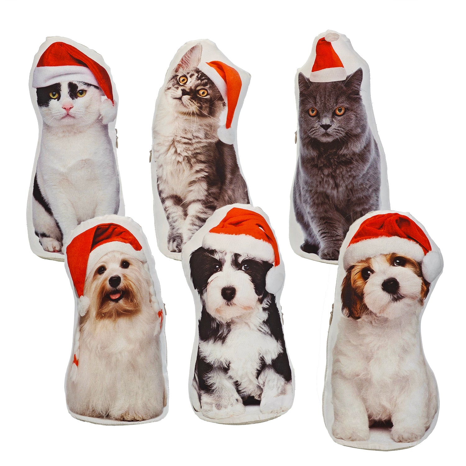 VESTIAMO CASA GRAN NATALE - Fermaporta Natalizio Decorativo Animali h28,5 cm