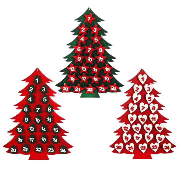 VESTIAMO CASA GRAN NATALE - Calendario dell'Avvento Albero h45 cm