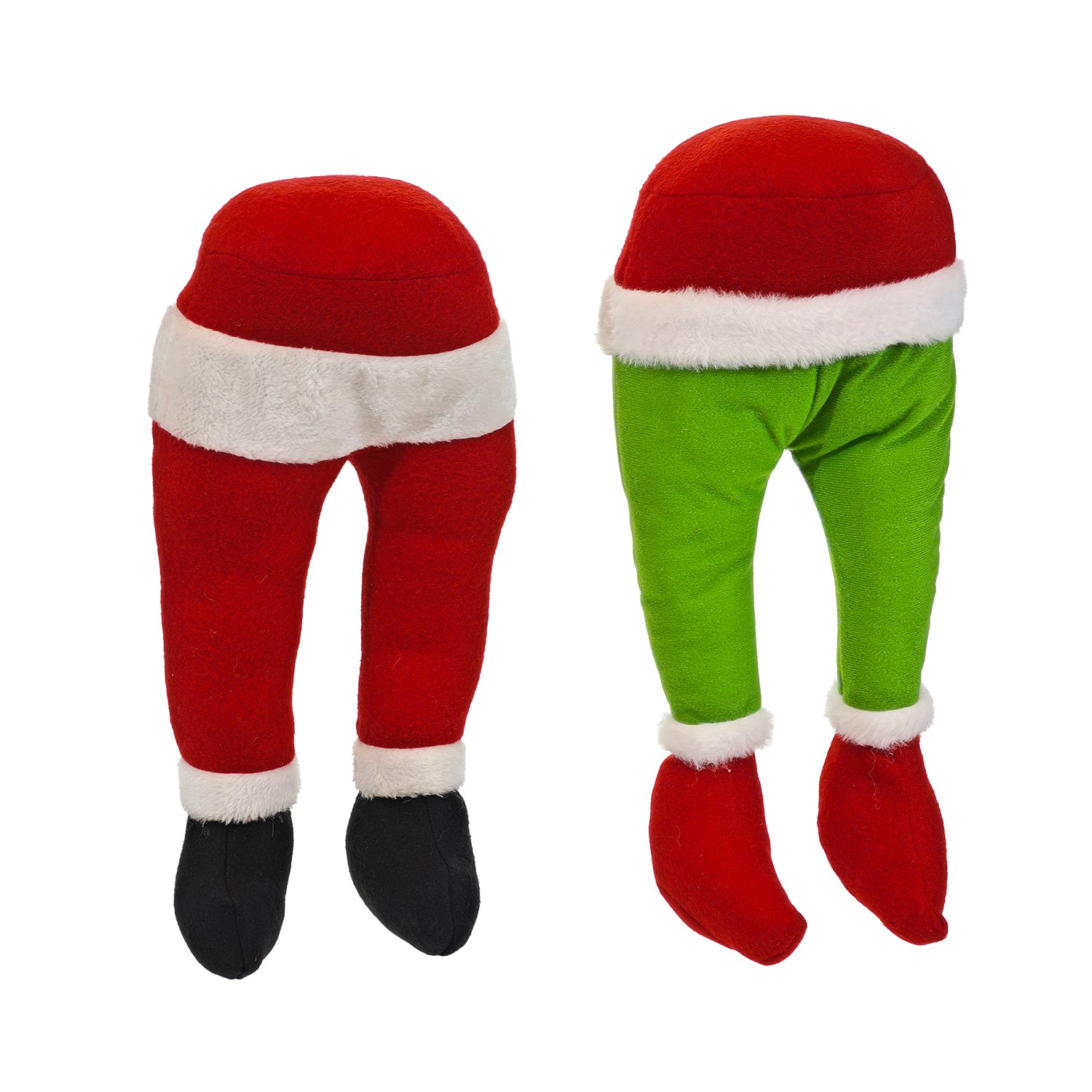 VESTIAMO CASA GRAN NATALE - Decorazione Gambe Natalizie h46 cm