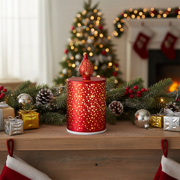 Ornamenti Della Palla Di Vetro Su Un Albero Di Natale E Sulle Luci Vaghe Spirito Image132551656