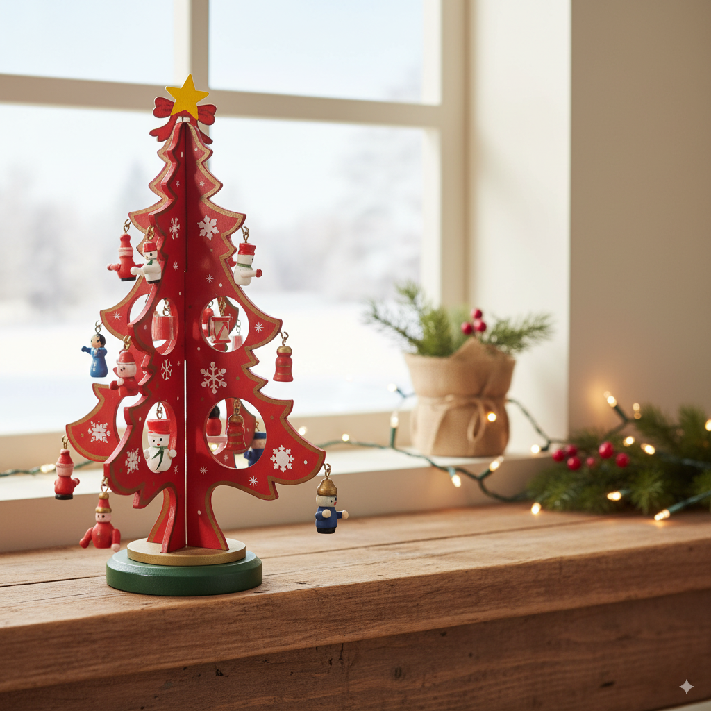 5 Decorazioni Natalizie In Miniatura Per Casa Delle Bambole – Scala 1:12, Melody Jane
