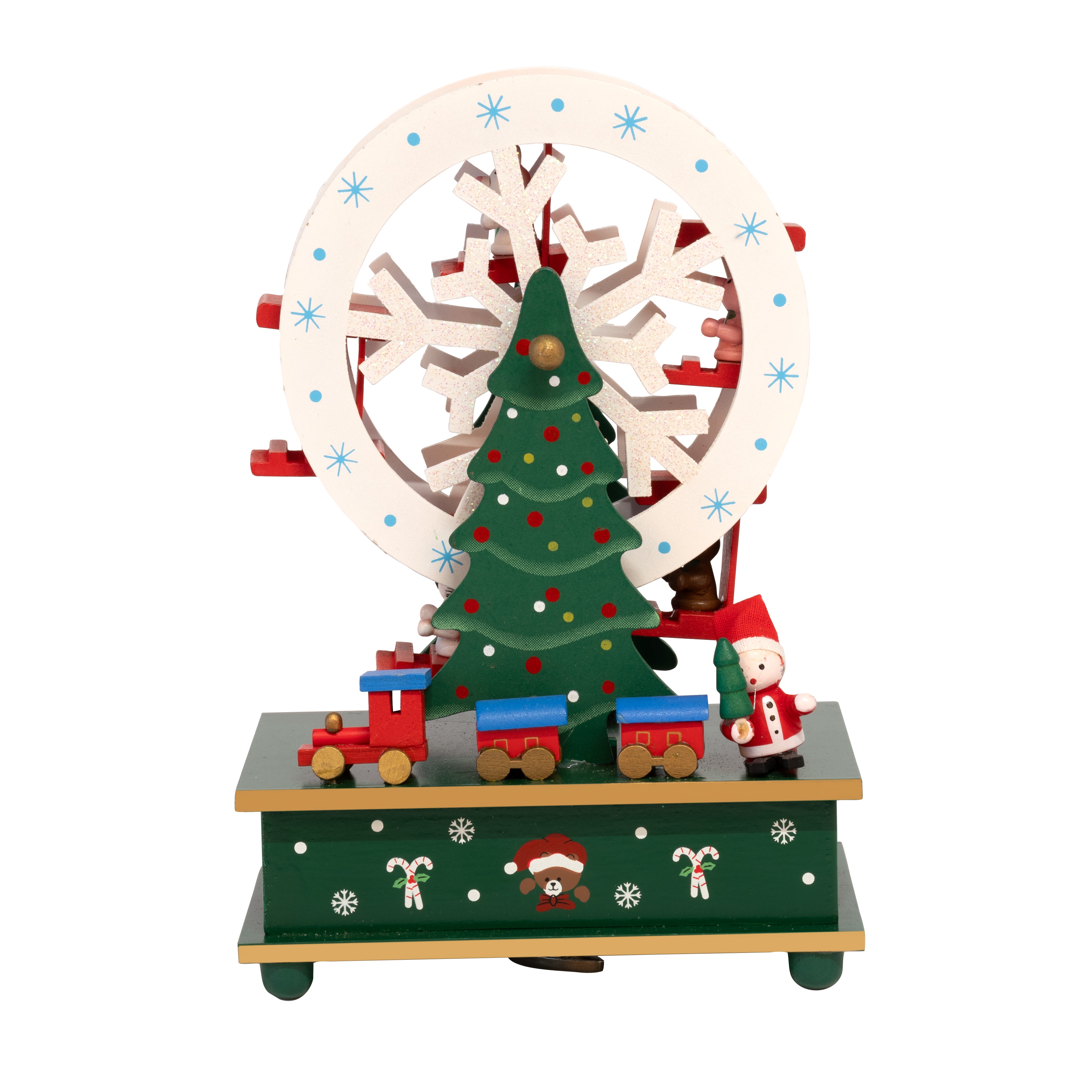 VESTIAMO CASA GRAN NATALE - Carillon Ruota Panoramica - h21x14x9 cm