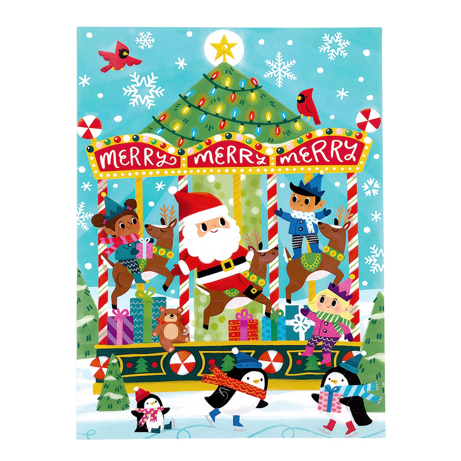 VESTIAMO CASA GRAN NATALE - Puzzle Natalizio 45 Pezzi 34x46 cm