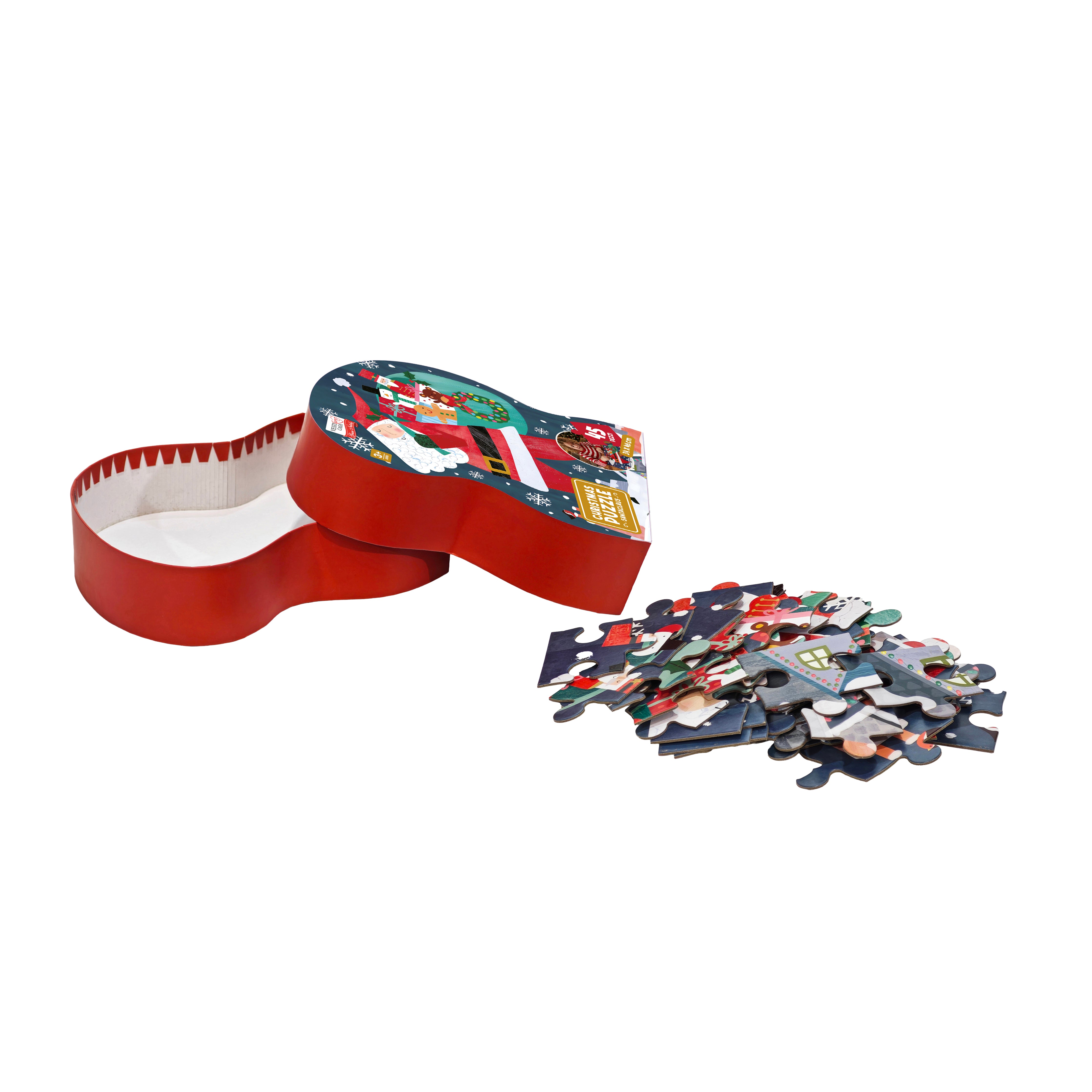 VESTIAMO CASA GRAN NATALE - Puzzle Natalizio 45 Pezzi 34x46 cm