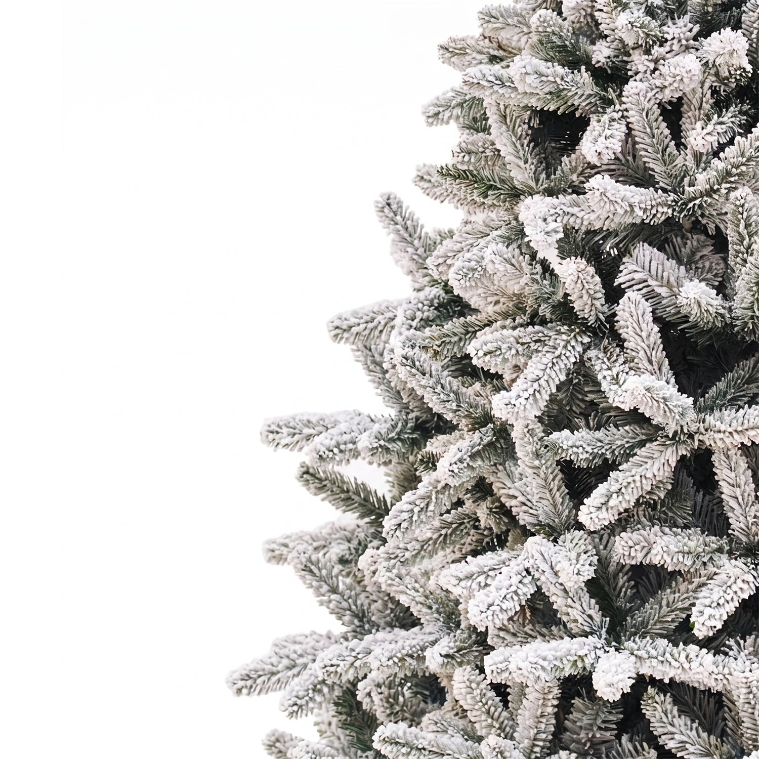 VESTIAMO CASA GRAN NATALE - Albero di Natale Artificiale Picco Innevato Slim - h180 cm diametro alla base 91,5 cm