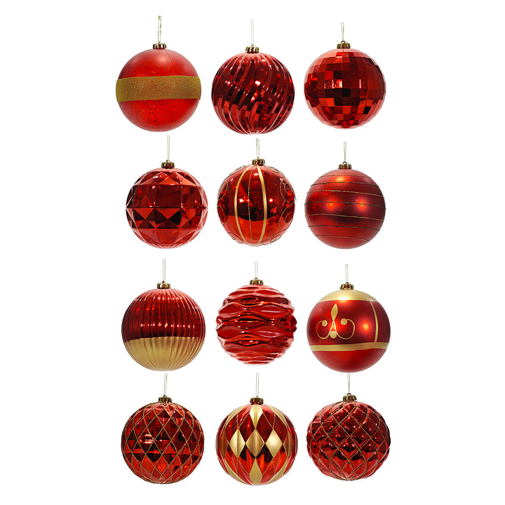 VESTIAMO CASA GRAN NATALE - Palla di Natale Rossa 15 cm