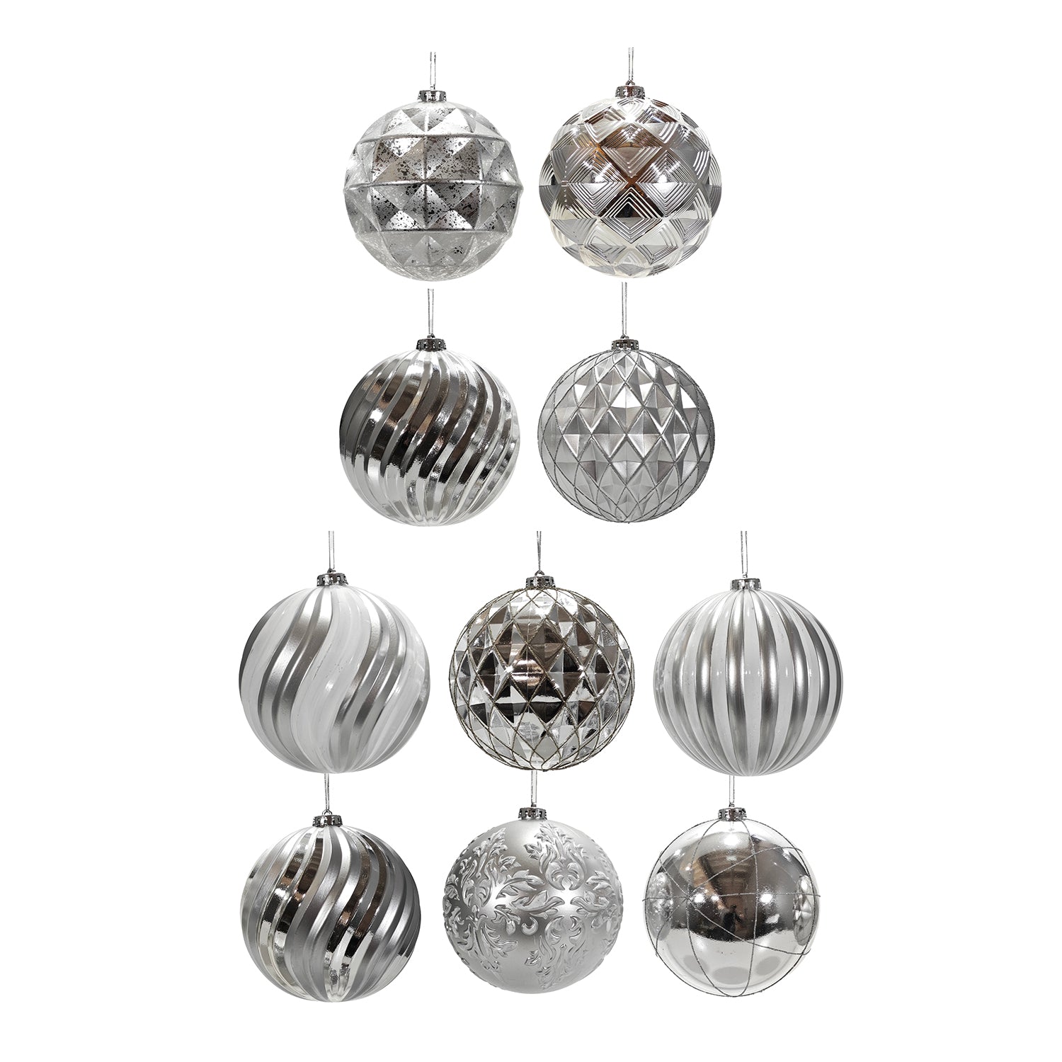 VESTIAMO CASA GRAN NATALE - Palla di Natale Silver 15 cm