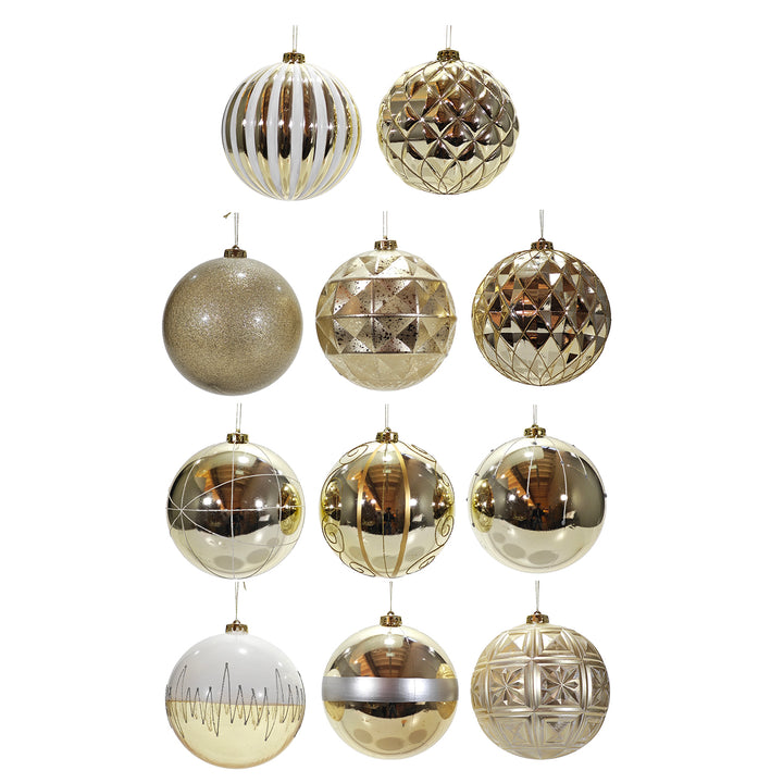 VESTIAMO CASA GRAN NATALE - Palla di Natale Champagne 15 cm