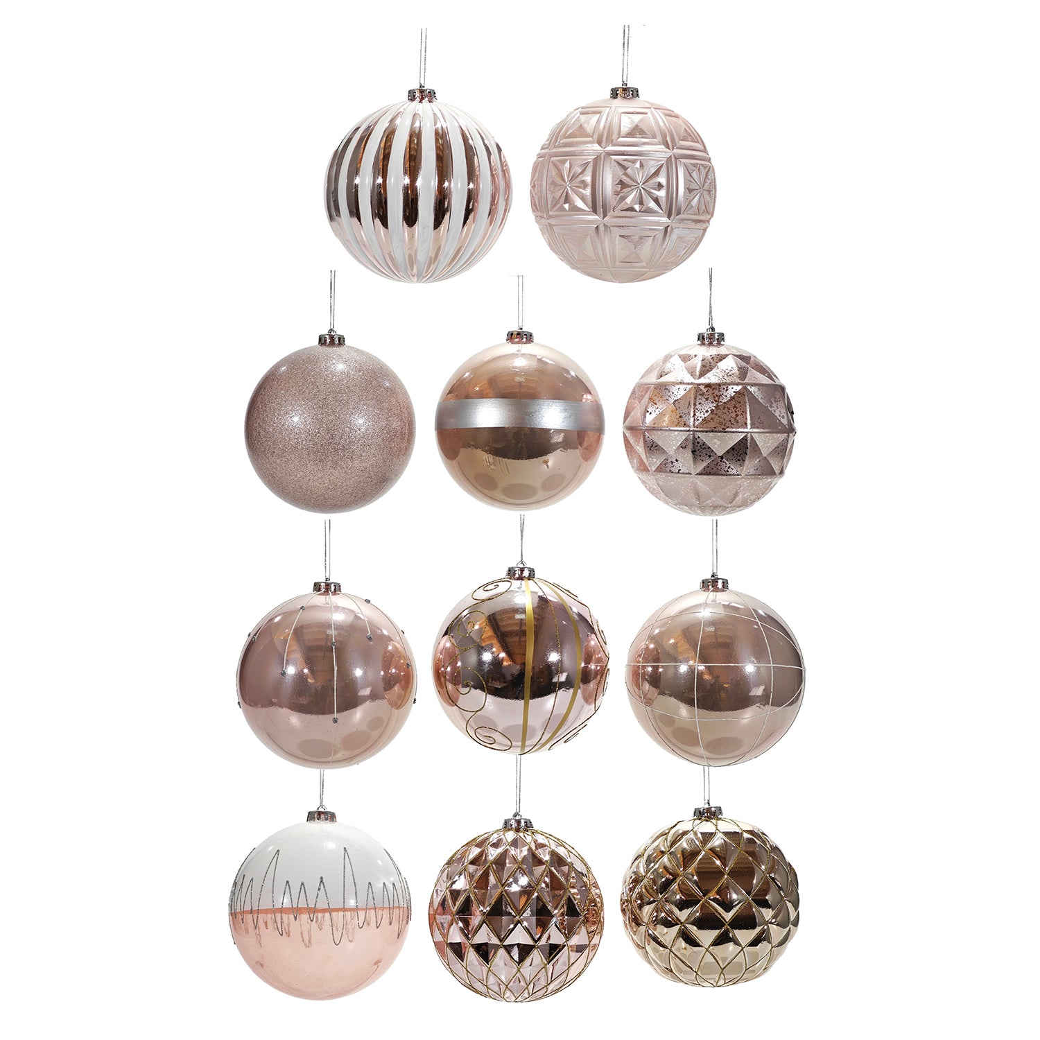 VESTIAMO CASA GRAN NATALE - Palla di Natale Rosa 15 cm