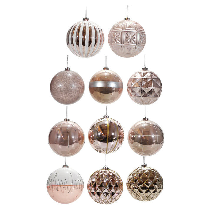 VESTIAMO CASA GRAN NATALE - Palla di Natale Rosa 15 cm