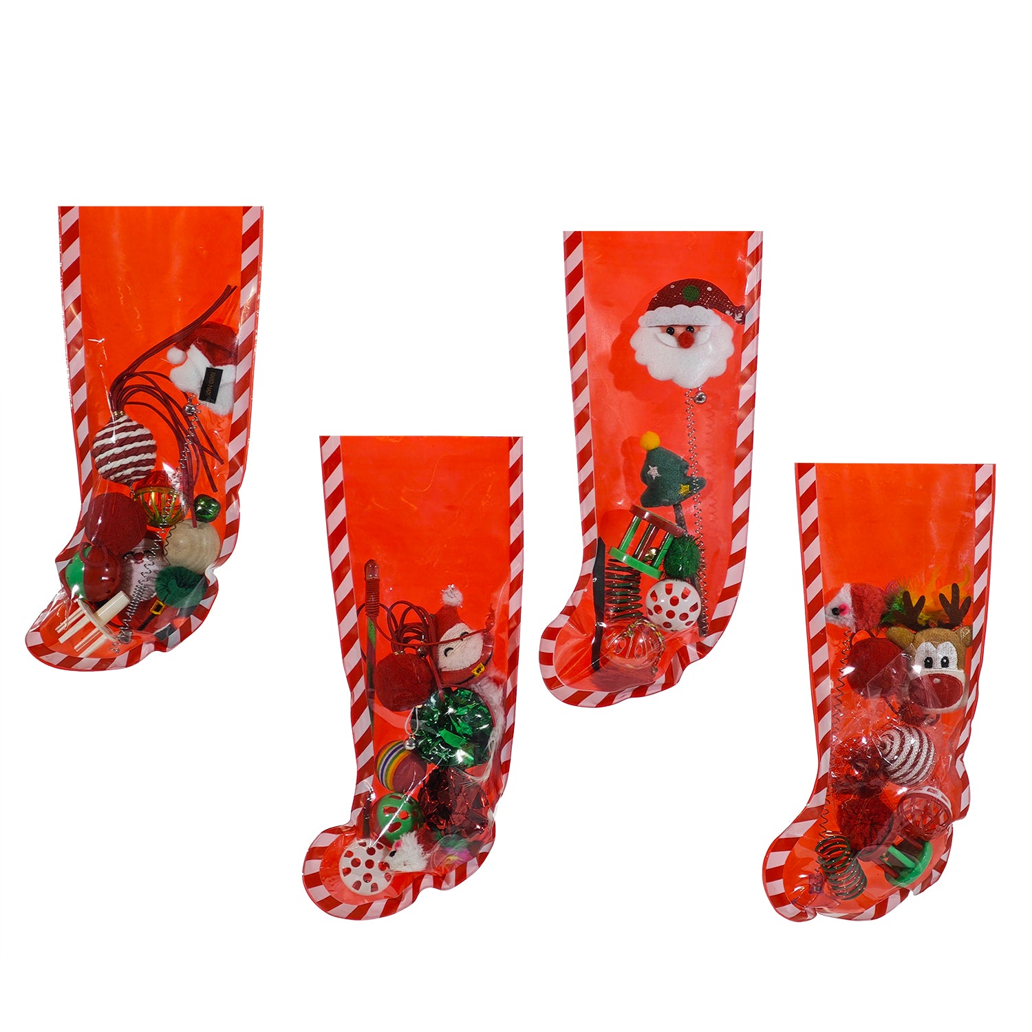 VESTIAMO CASA GRAN NATALE - Calza Gioco Natalizia per Gatti con Set Giochi Inclusi