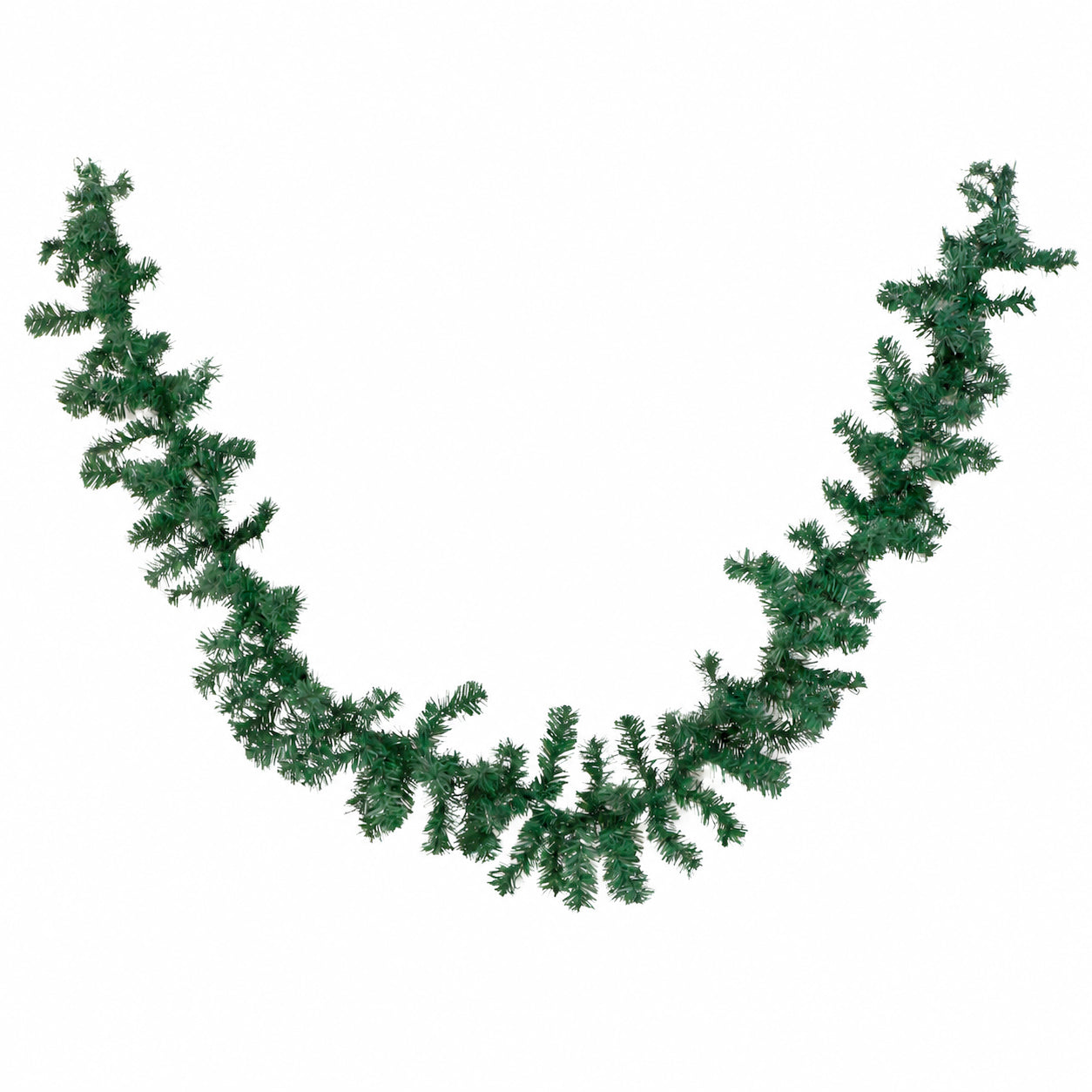 VESTIAMO CASA GRAN NATALE - Ghirlanda Natalizia Verde 200 Rami Lunghezza 270 cm