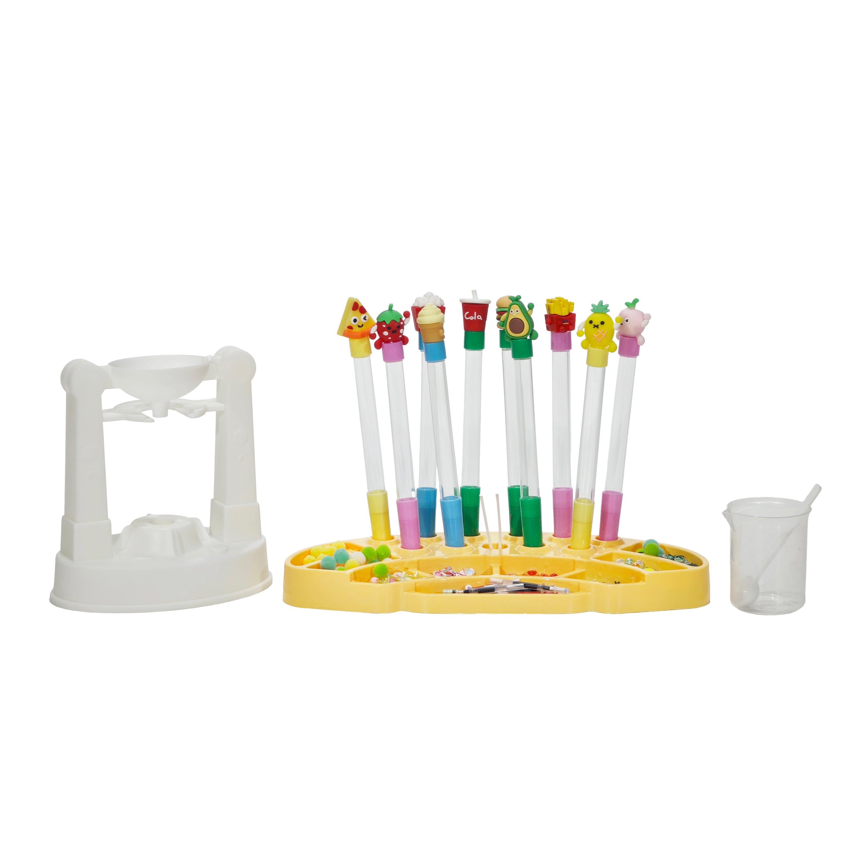 TU GIOCHI - Funky Pen Lab Kit Crea Penne Fai da Te con Stand Riempi-Penne e 30+ Accessori 3+ Anni
