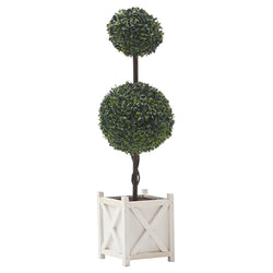 VESTIAMO CASA - Pianta artificiale Bosso in vaso h89 cm